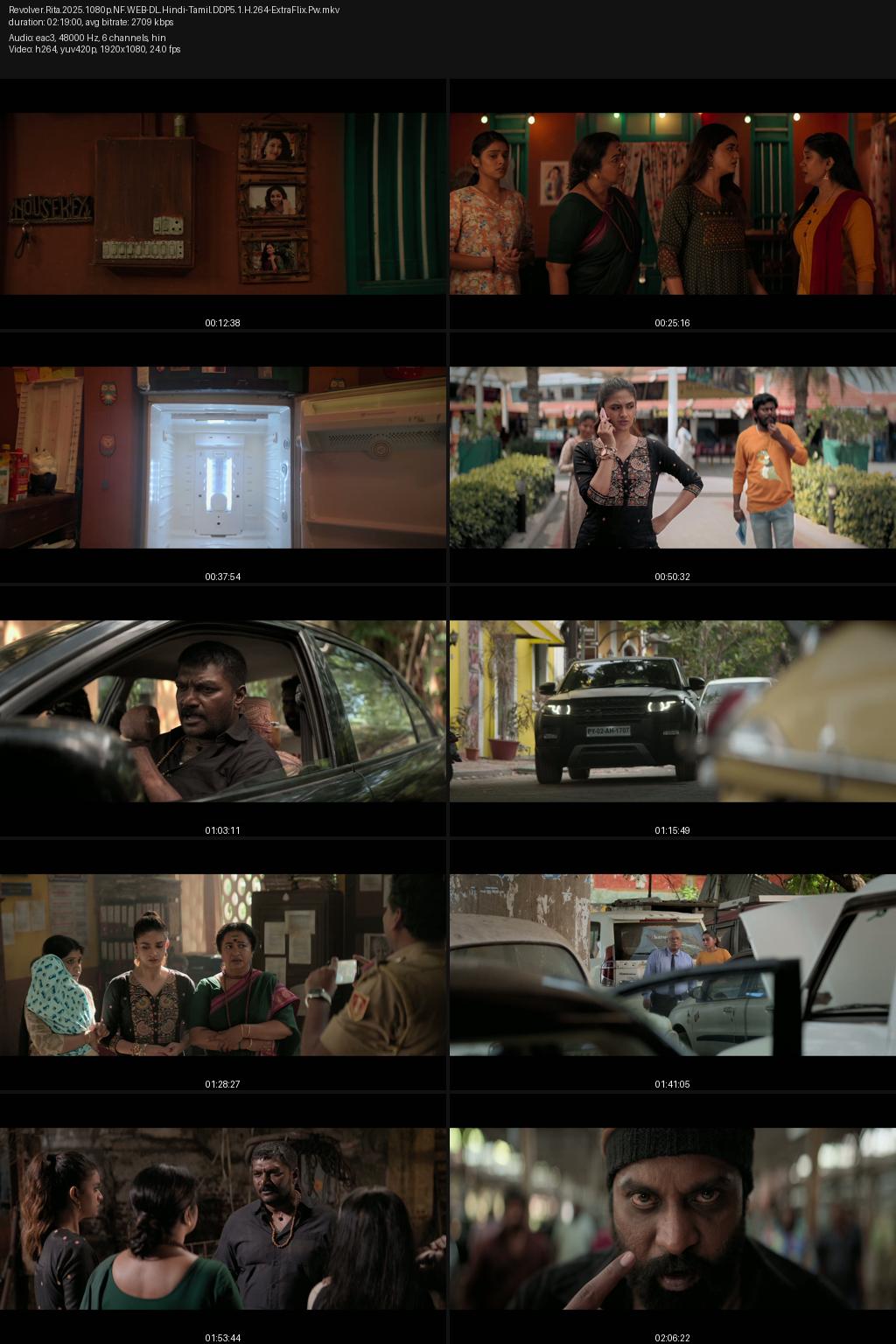 Revolver Rita (2025) [Hindi-Tamil] UNCUT 4K 2160p 1080p 720p 540p Netflix WEB-DL ESub Screenshots