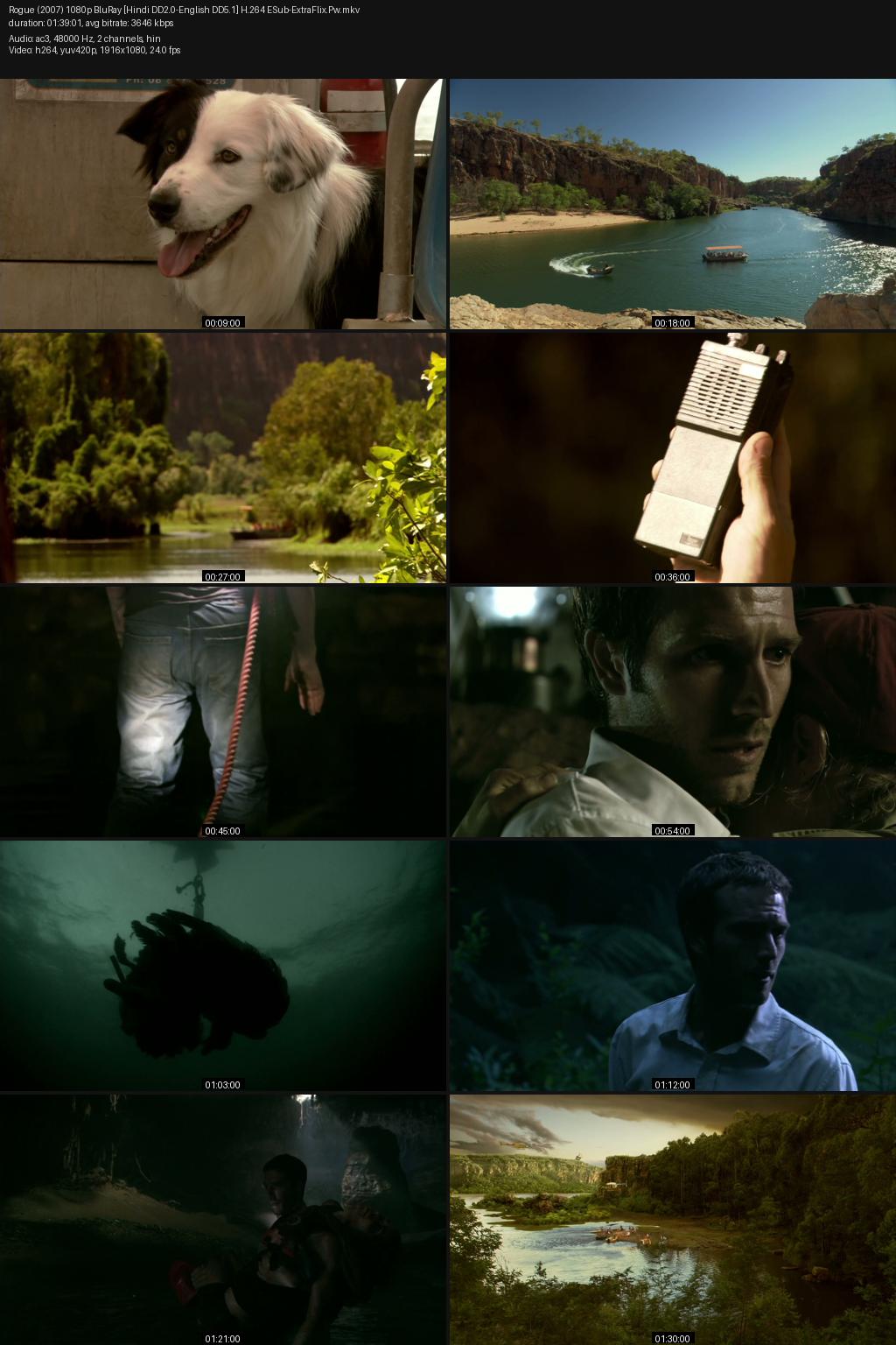 Rogue (2007) [Hindi-English] 1080p 720p 480p BluRay ESub Screenshots