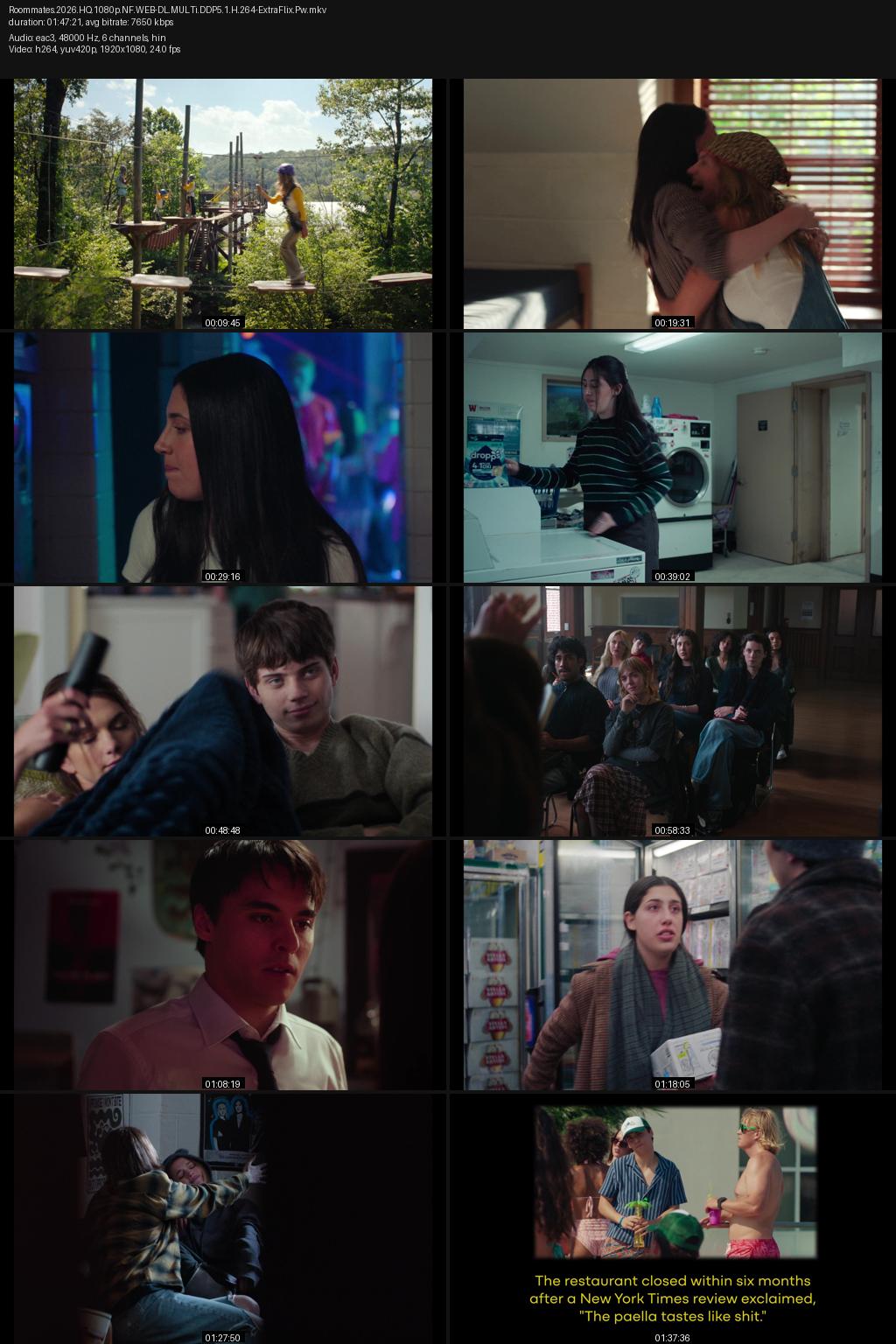 Roommates (2026) [Hindi-English] 1080p 720p 480p Netflix WEB-DL ESubs Screenshots