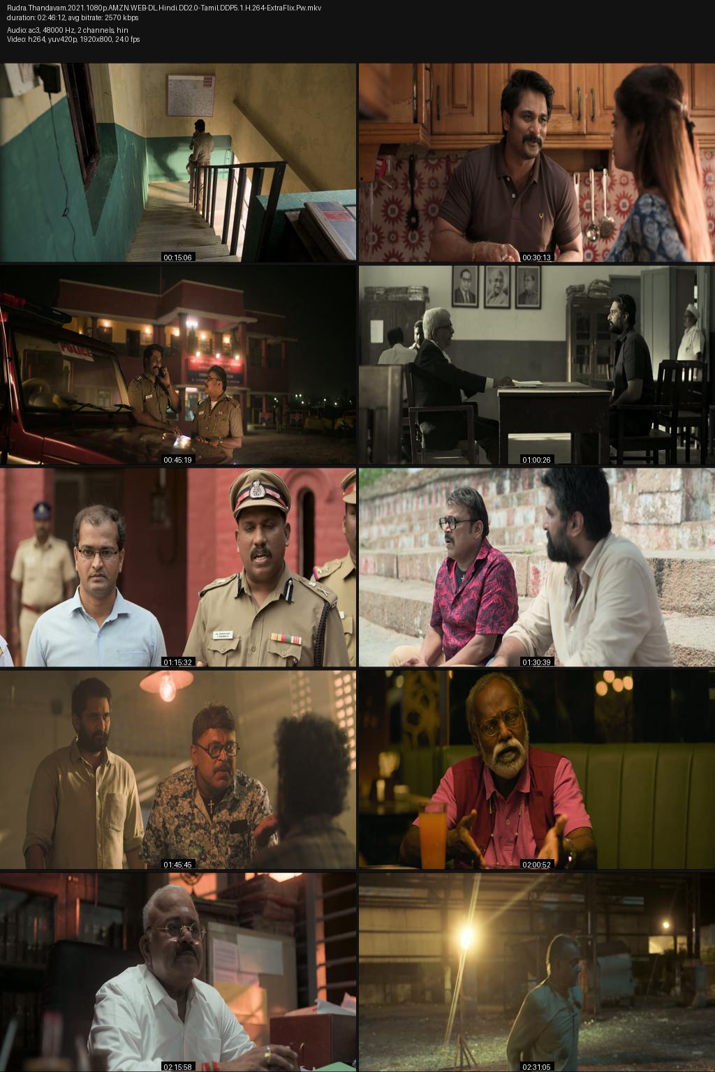 Rudra Thandavam (2021) [Hindi-Tamil] UNCUT 1080p 720p 480p Amazon WEB-DL ESub Screenshots