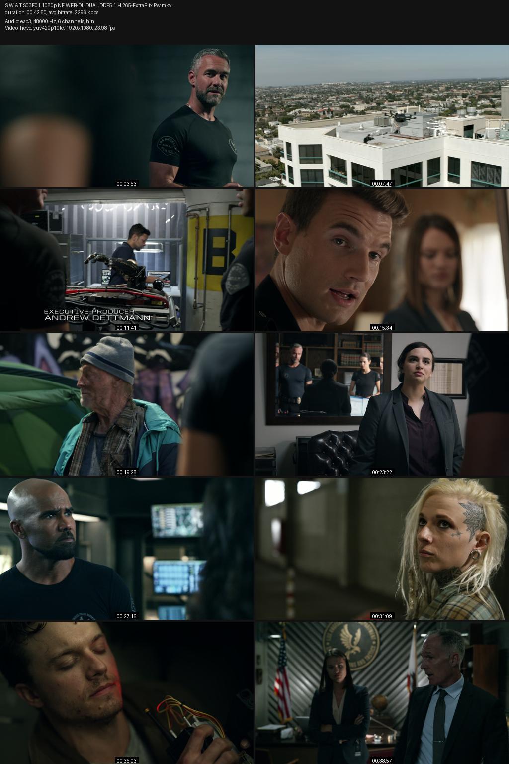 S.W.A.T. Season 3 (2019) [Hindi-English] 1080p 720p 480p Netflix WEB-DL ESubs Screenshots