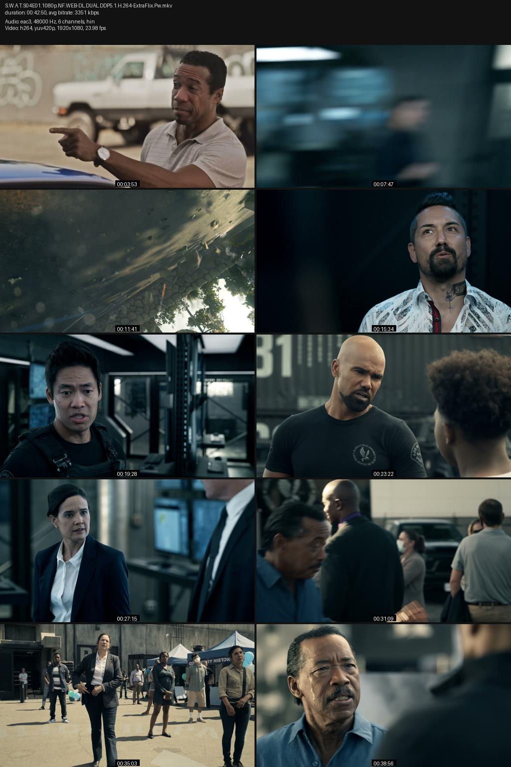 S.W.A.T. Season 4 (2020) [Hindi-English] 1080p 720p 480p Netflix WEB-DL ESubs Screenshots