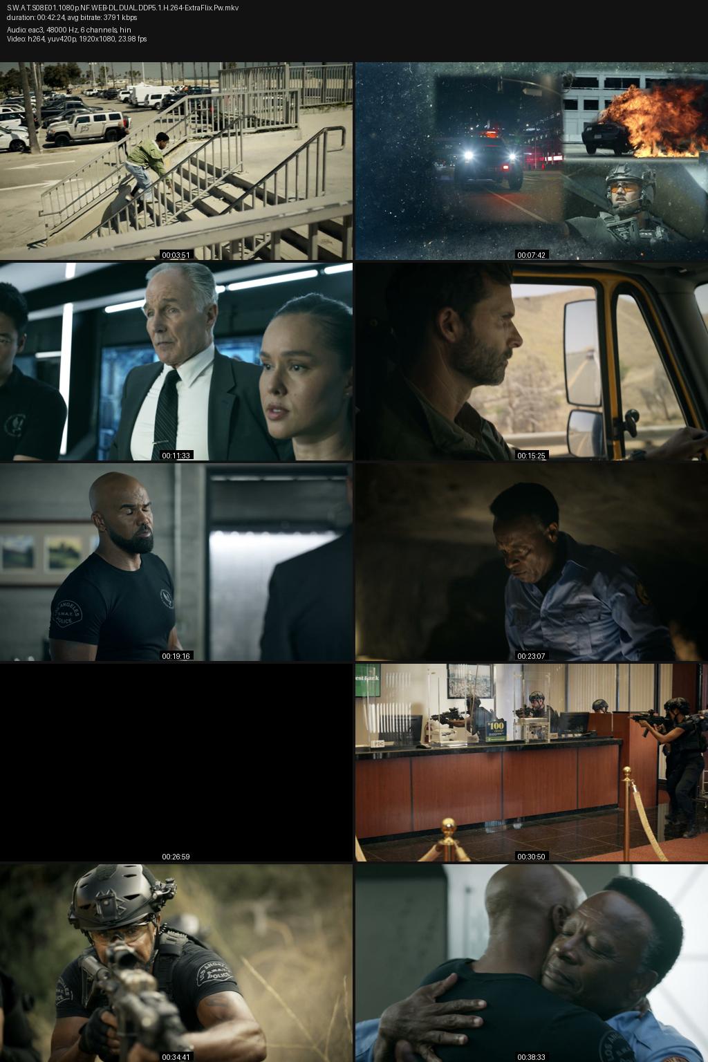S.W.A.T. Season 8 (2024) [Hindi-English] 1080p 720p 480p Netflix WEB-DL ESubs Screenshots