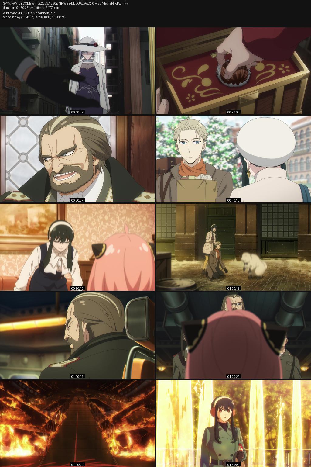 SPY x FAMILY CODE: White (2023) [Hindi-Japanese] 1080p 720p 480p Netflix WEB-DL ESubs Screenshots