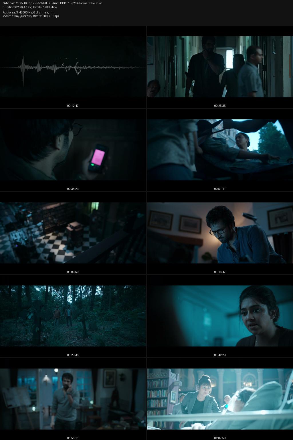 Sabdham (2025) [Hindi Only] 4K 2160p 1080p 720p 480p ZEE5 WEB-DL ESub Screenshots