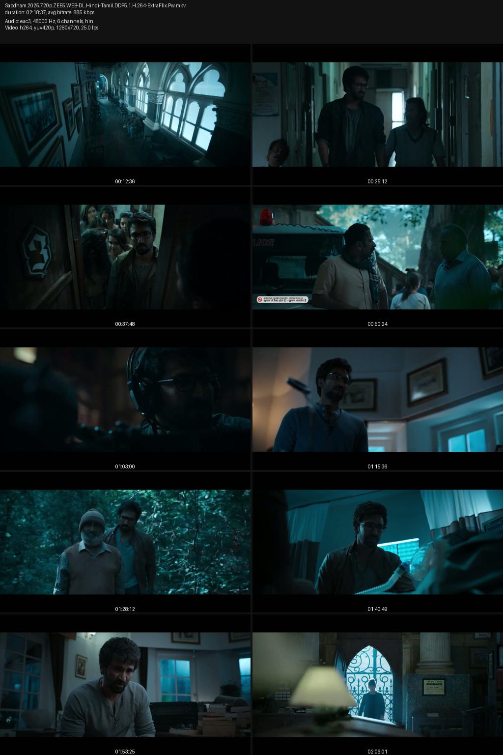 Sabdham (2025) [Hindi-Tamil] UNCUT 4K 2160p 1080p 720p 480p ZEE5 WEB-DL ESub Screenshots