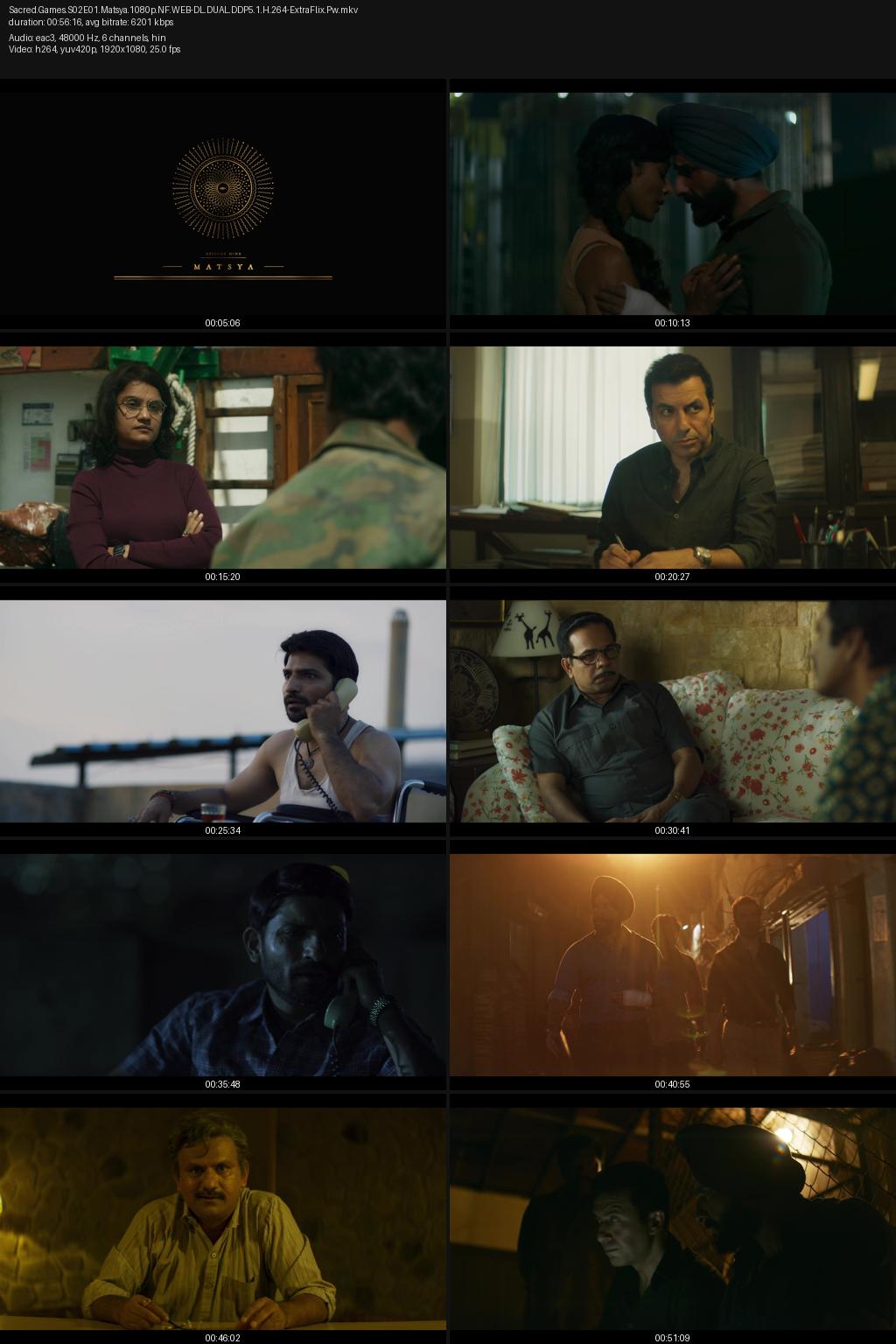 Sacred Games Season 2 (2019) [Hindi] 1080p 720p 480p Netflix WEB-DL ESubs Screenshots