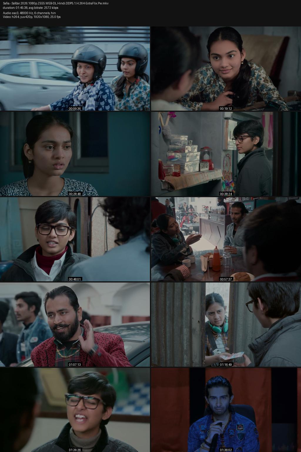 Safia/Safdar (2026) [Hindi] 4K 2160p 1080p 720p 480p ZEE5 WEB-DL ESub Screenshots