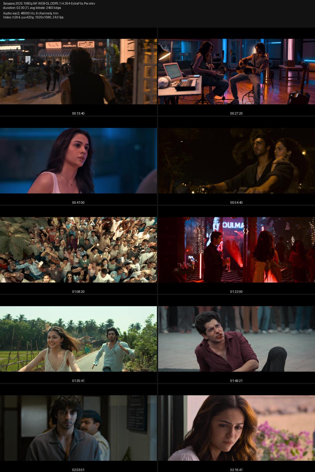 Saiyaara (2025) [Hindi] 4K 2160p 1080p 720p 480p Netflix WEB-DL ESub Screenshots