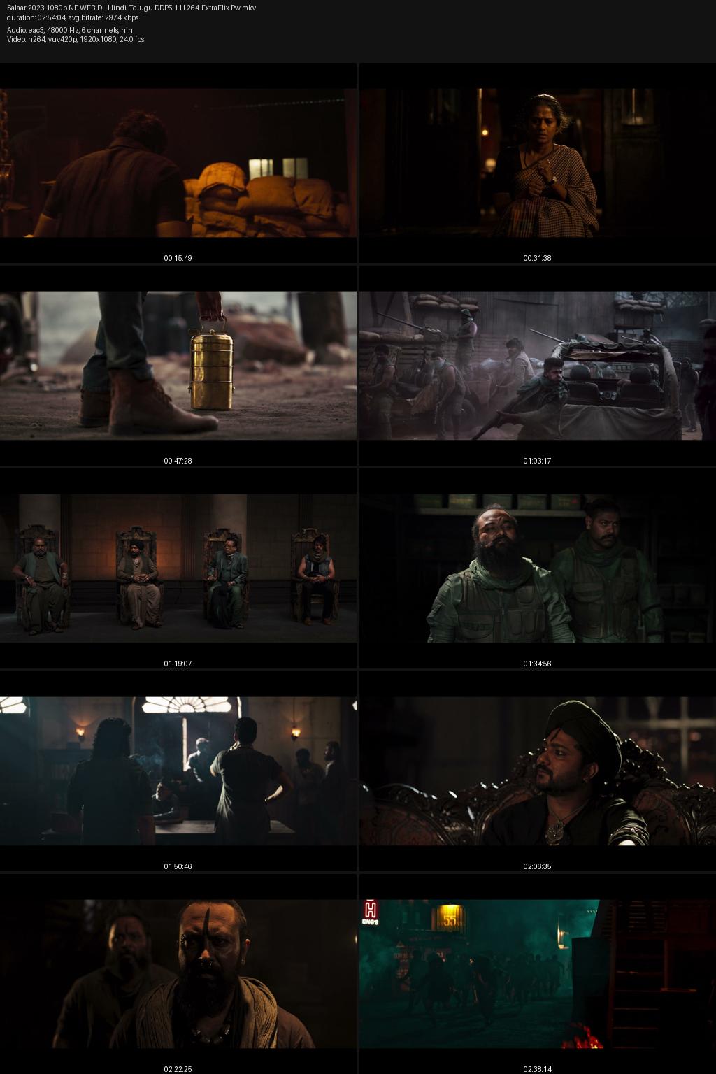 Salaar: Part 1 – Ceasefire (2023) [Hindi-Telugu] 4K 2160p 1080p 720p 480p Netflix WEB-DL ESub Screenshots