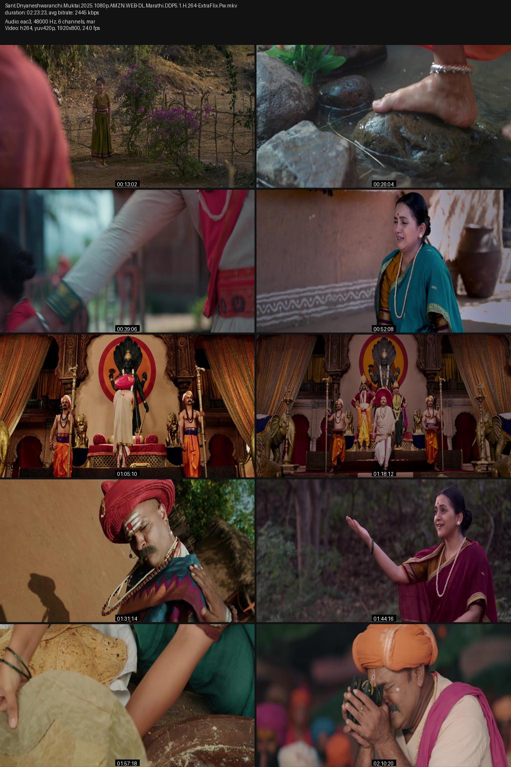 Sant Dnyaneshwaranchi Muktaai (2025) [Marathi] 1080p 720p 480p Amazon WEB-DL ESub Screenshots