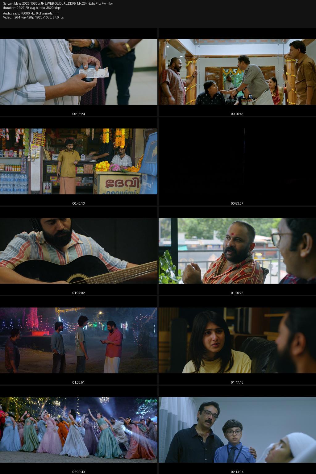 Sarvam Maya (2025) [Hindi-Malayalam] 4K 2160p 1080p 720p 480p JioHotstar WEB-DL ESub Screenshots