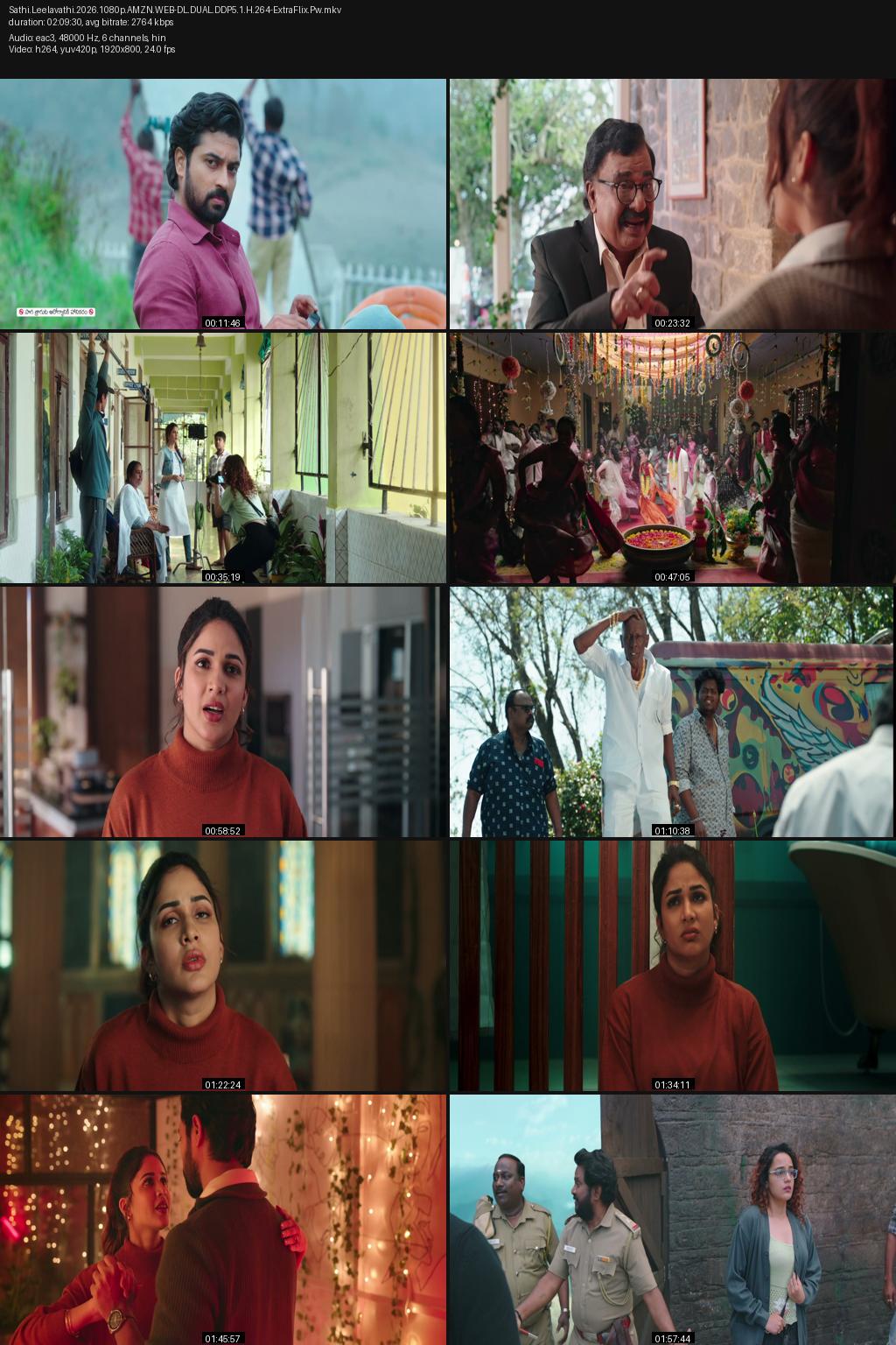 Sathi Leelavathi (2026) [Hindi-Telugu] 1080p 720p 480p Amazon WEB-DL ESub Screenshots