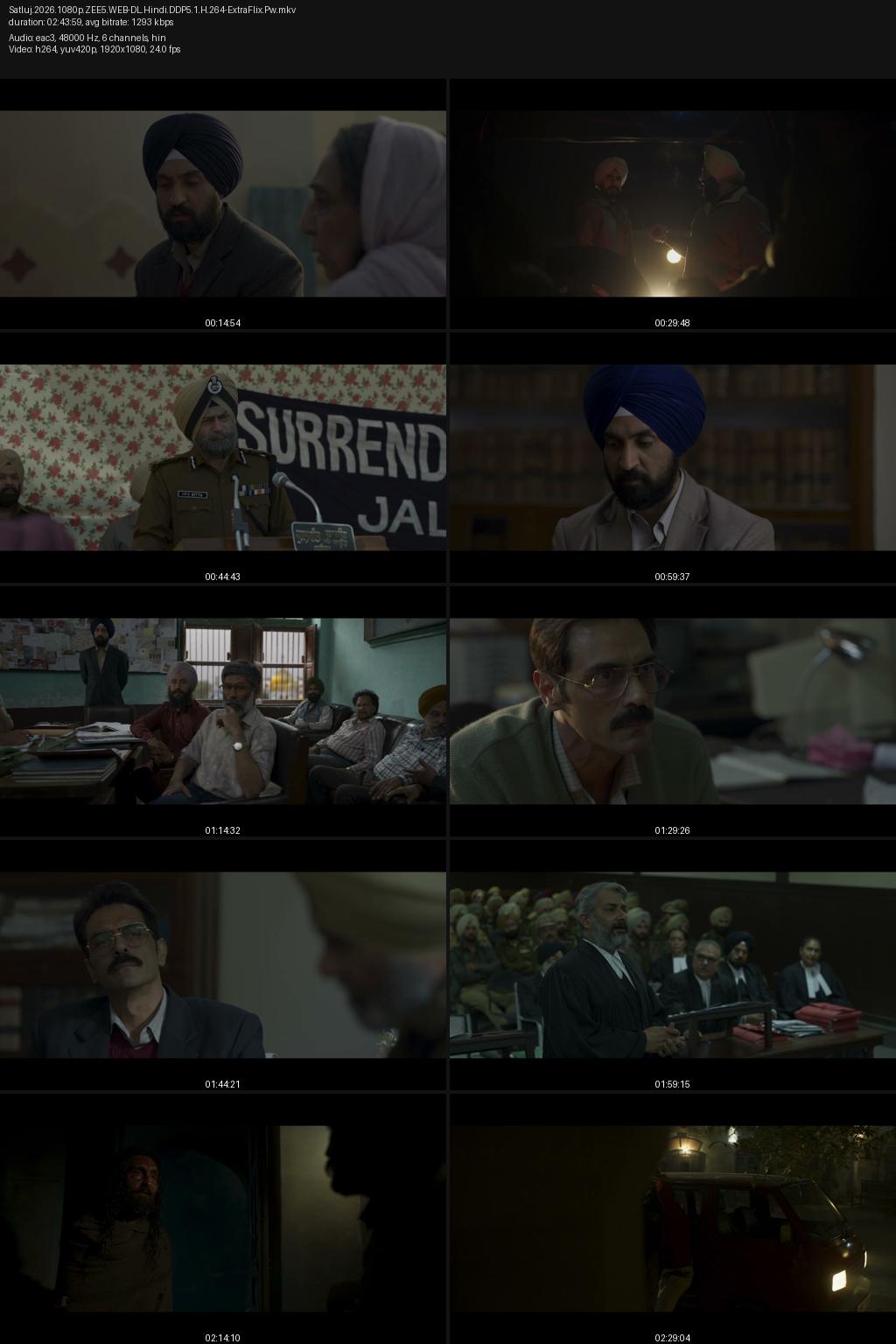 Satluj aka Punjab 95 (2026) [Hindi] 4K 2160p 1080p 720p 480p ZEE5 WEB-DL ESub Screenshots