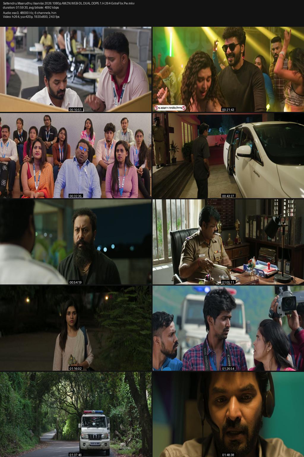 Sattendru Maarudhu Vaanilai (2026) [Hindi-Tamil] 4K 2160p 1080p 720p 480p Amazon WEB-DL ESub Screenshots