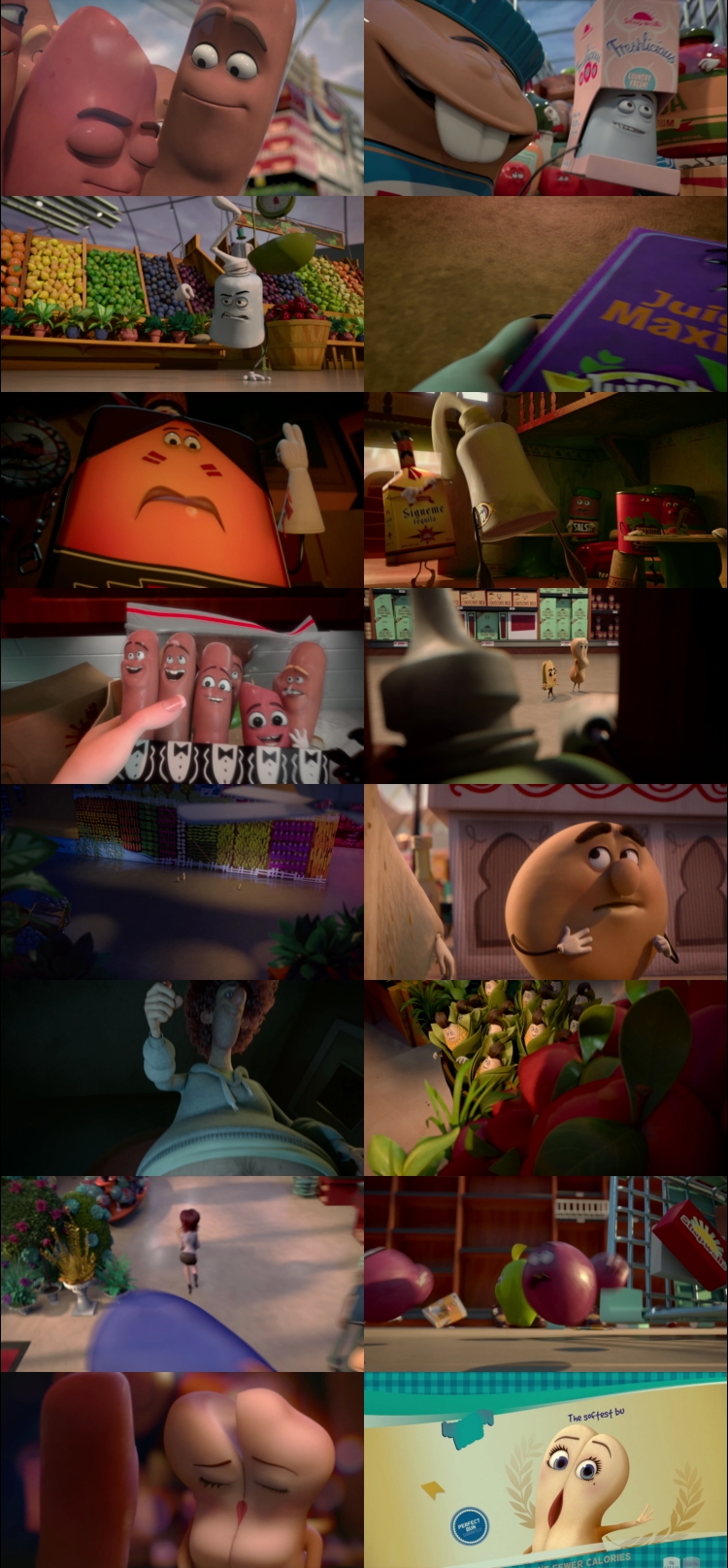 Sausage Party (2016) 1080p | 720p | 480p BluRay  [Hindi (हिन्दी) + English] DD5.1 ESub Screenshots