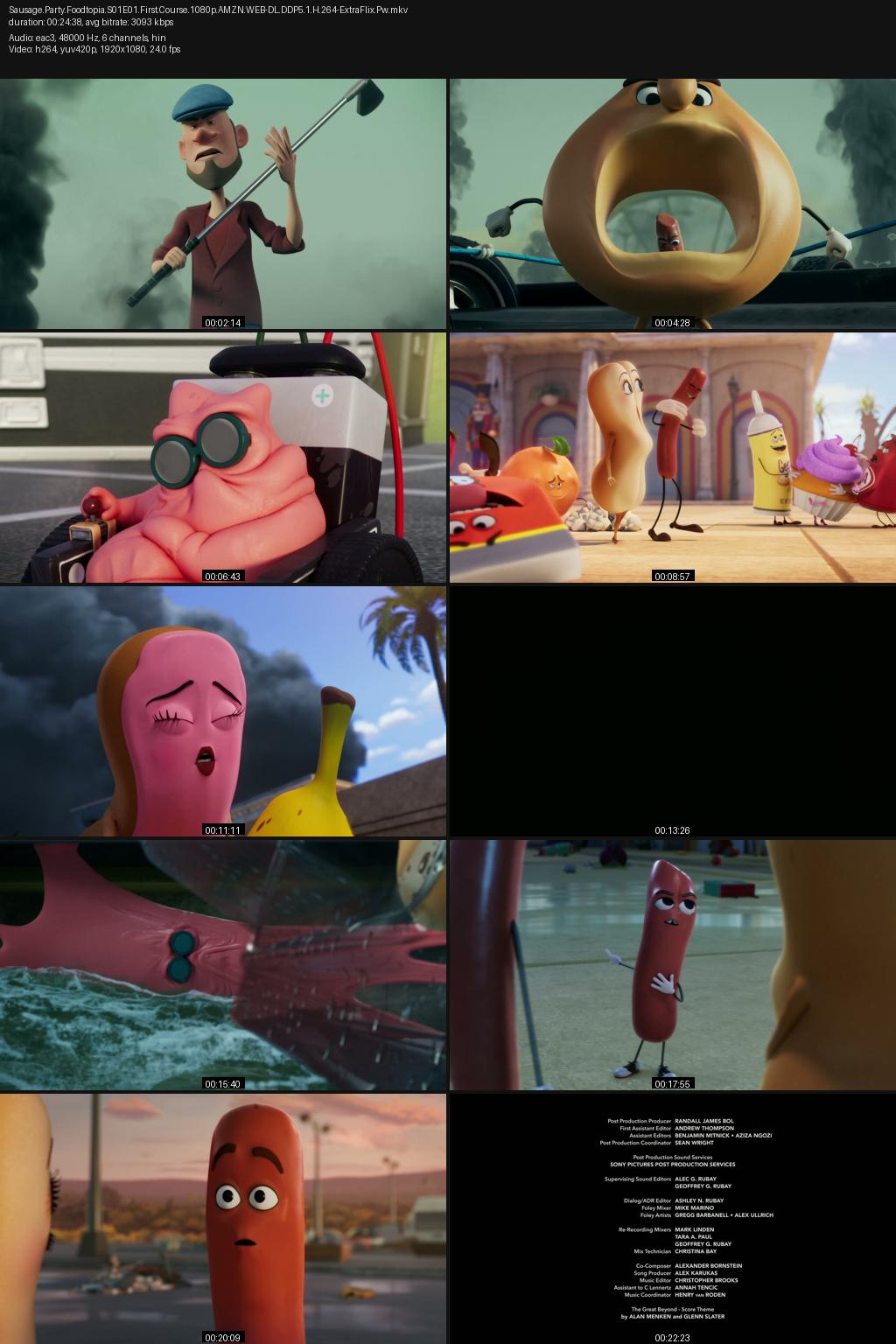 Sausage Party: Foodtopia Season 1 (2024) [Hindi-English] 1080p 720p 480p Amazon WEB-DL ESubs Screenshots
