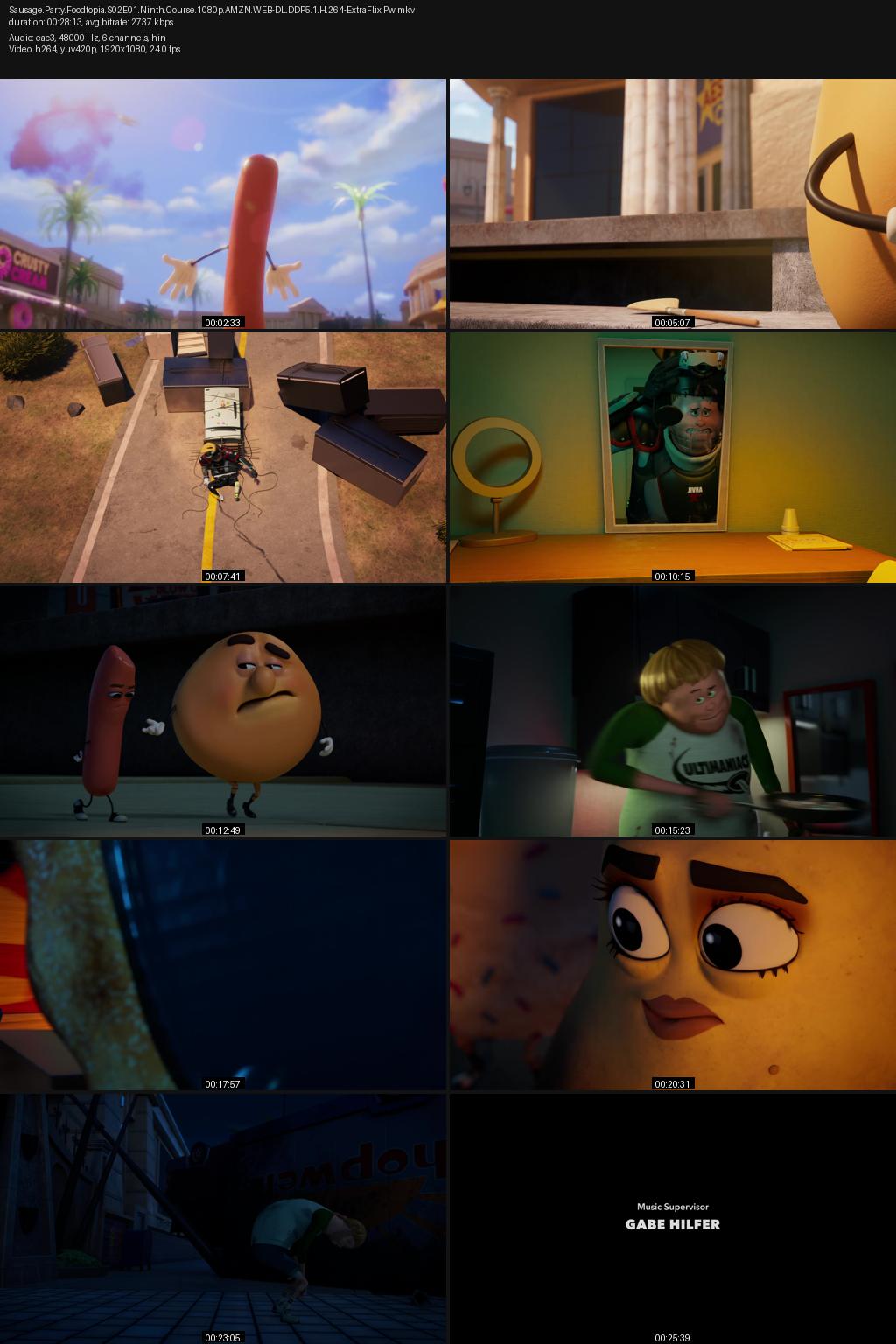 Sausage Party: Foodtopia Season 2 (2025) [Hindi-English] 1080p 720p 480p Amazon WEB-DL ESub Screenshots