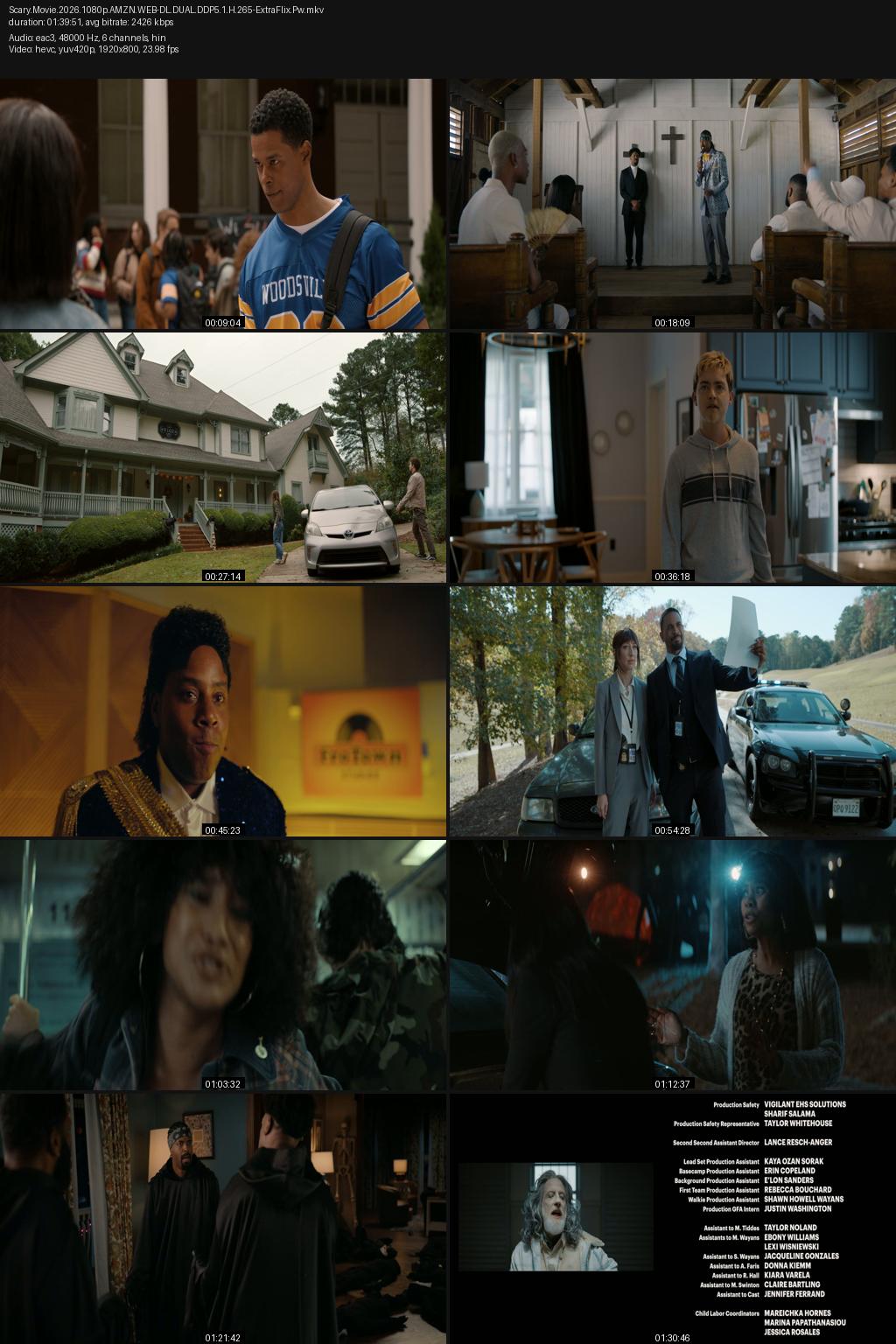 Scary Movie (2026) [Hindi-English] 1080p 720p 480p Amazon WEBRip ESubs Screenshots