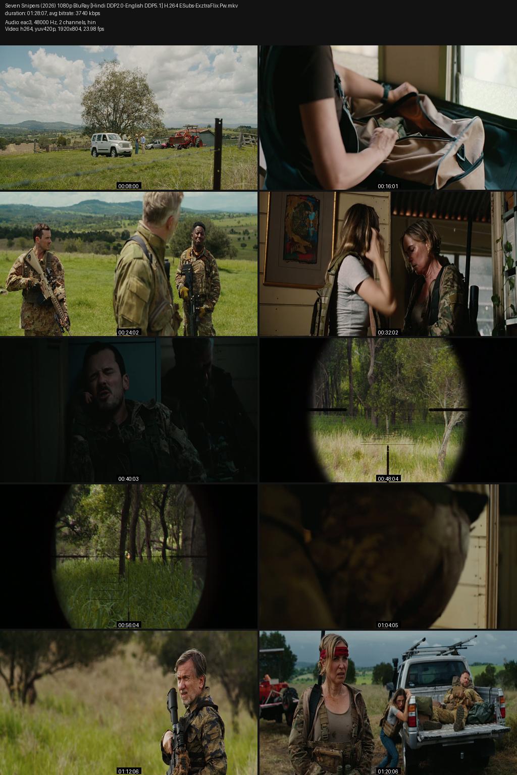 Seven Snipers (2026) [Hindi-English] 1080p 720p 480p BluRay ESubs Screenshots
