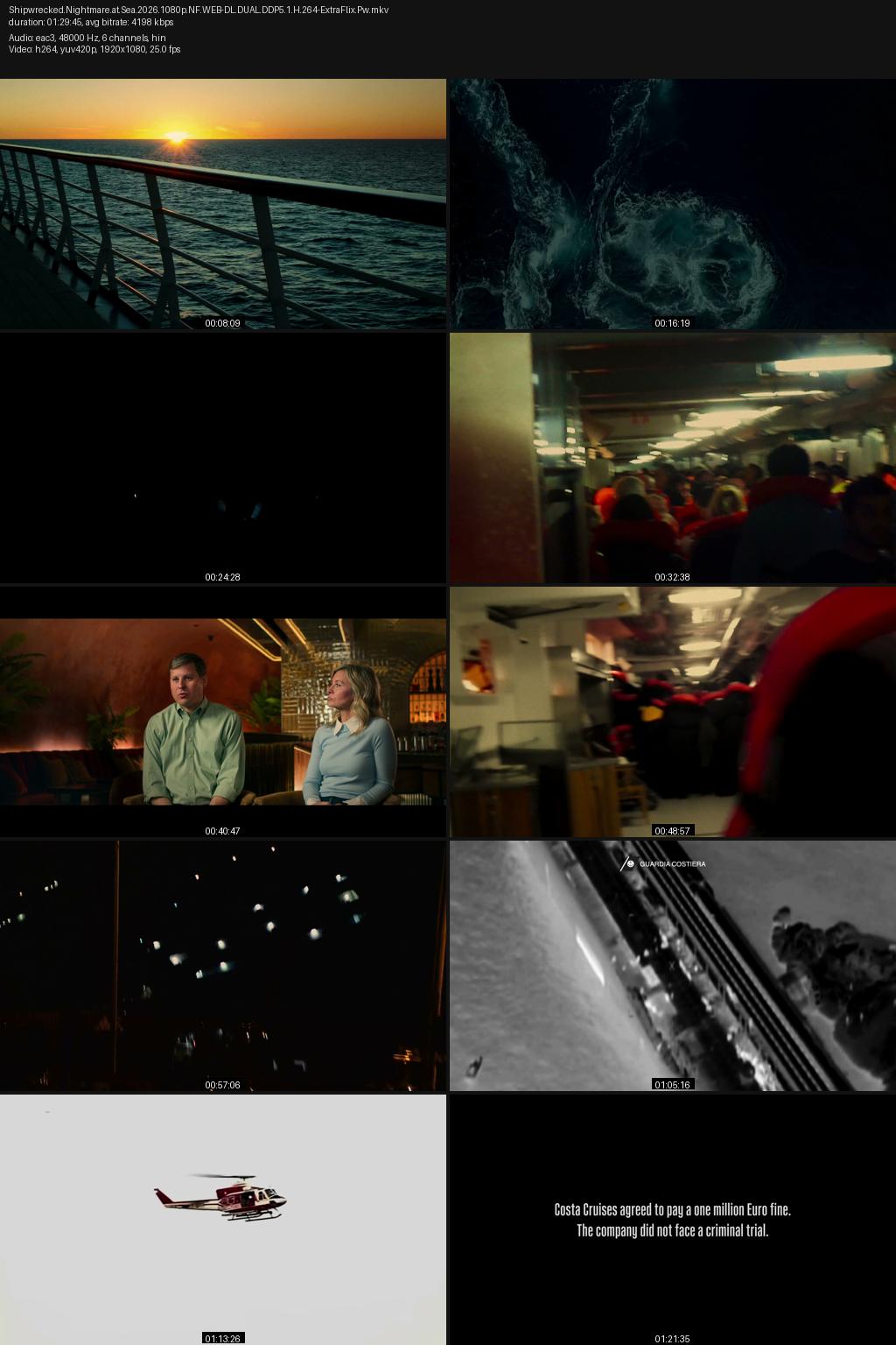 Shipwrecked: Nightmare at Sea (2026) [Hindi-English] 1080p 720p 480p Netflix WEB-DL ESubs Screenshots