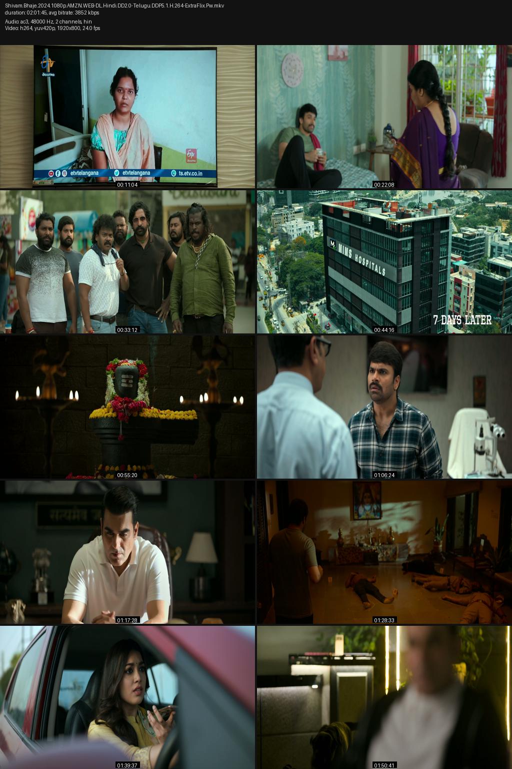 Shivam Bhaje (2024) [Hindi-Telugu] UNCUT 1080p 720p 360p Amazon WEB-DL ESub Screenshots