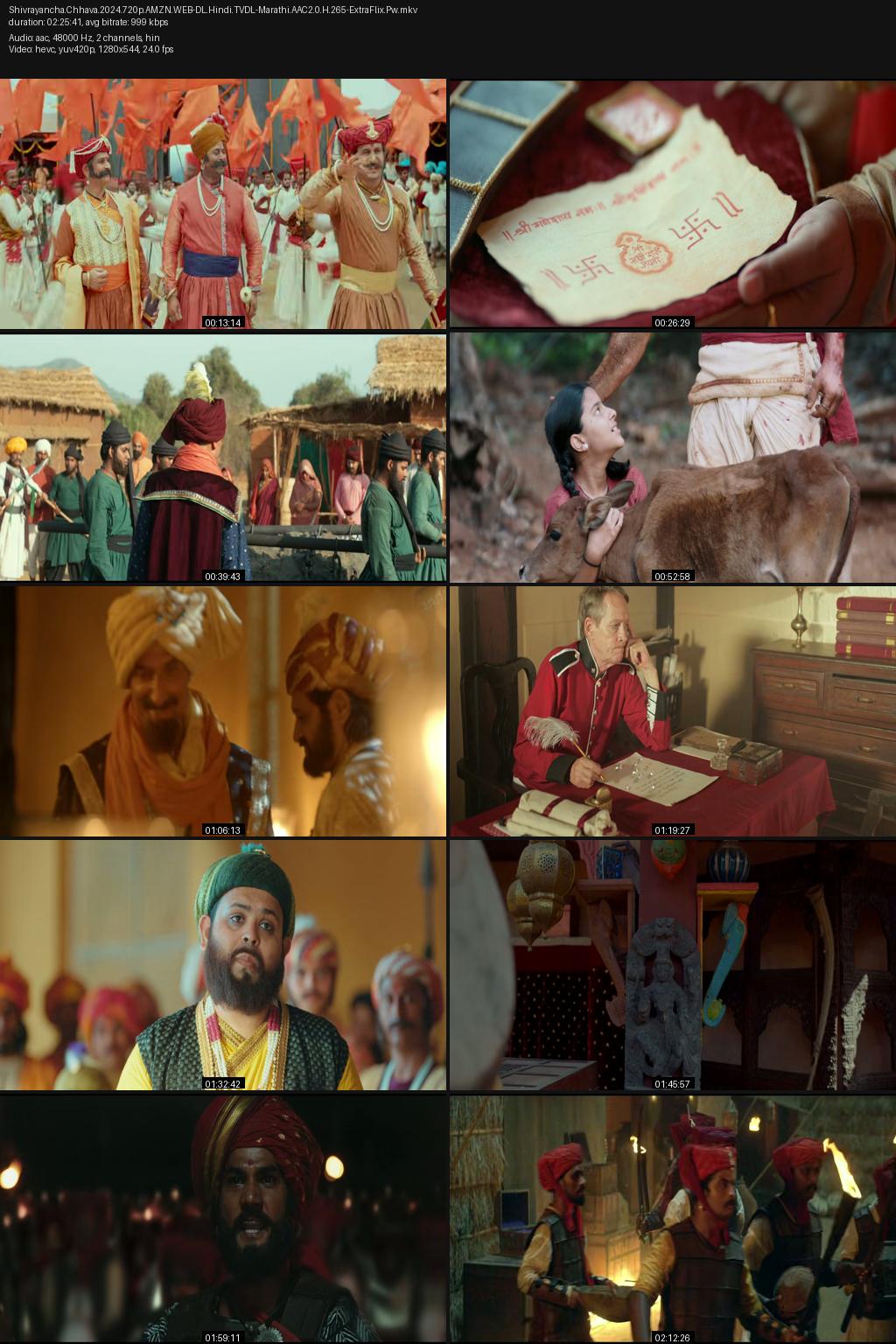 Shivrayancha Chhava (2024) [Hindi-Marathi] 1080p 720p 480p Amazon WEB-DL ESub Screenshots