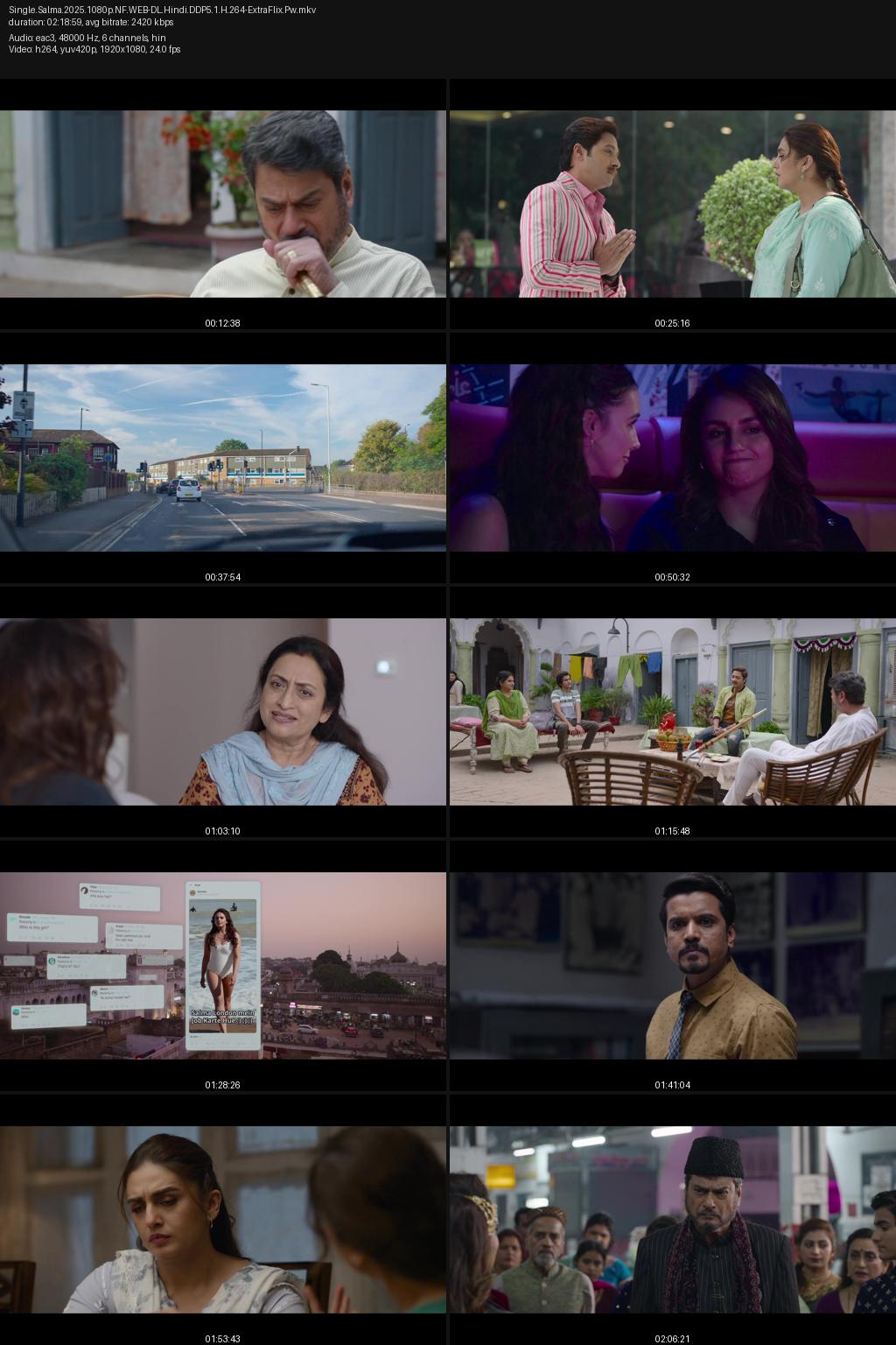Single Salma (2025) [Hindi] 4K 2160p 1080p 720p 480p Netflix WEB-DL ESub Screenshots