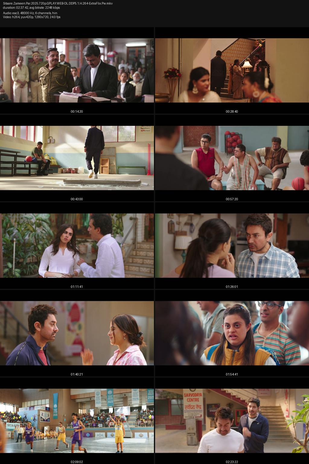 Sitaare Zameen Par (2025) Hindi 4K 2160p 1440p 1080p 720p 480p 360p GooglePlay WEB-DL ESub Screenshots