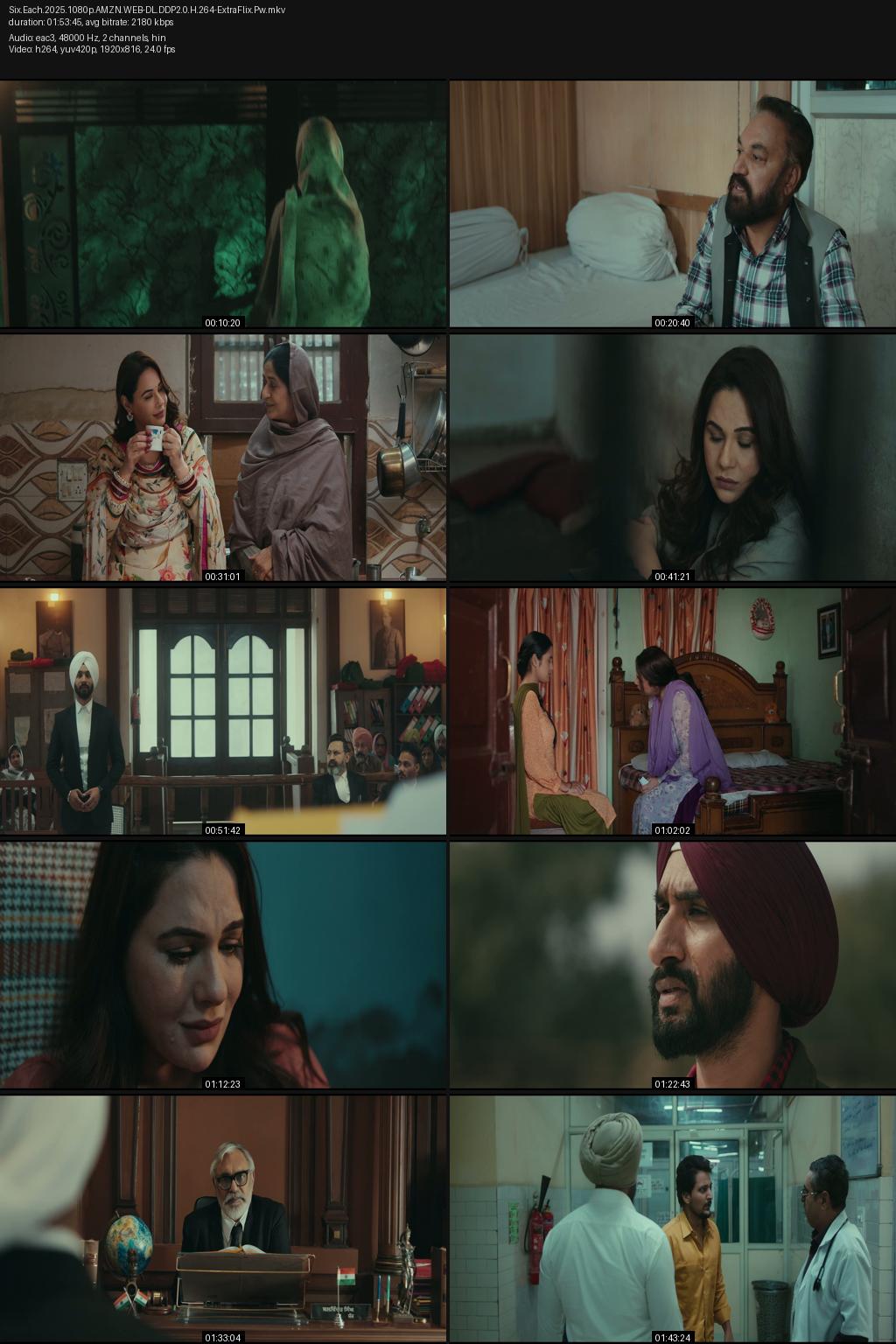 Six Each (2025) [Hindi-Punjabi] 1080p 720p 480p Amazon WEB-DL ESub Screenshots