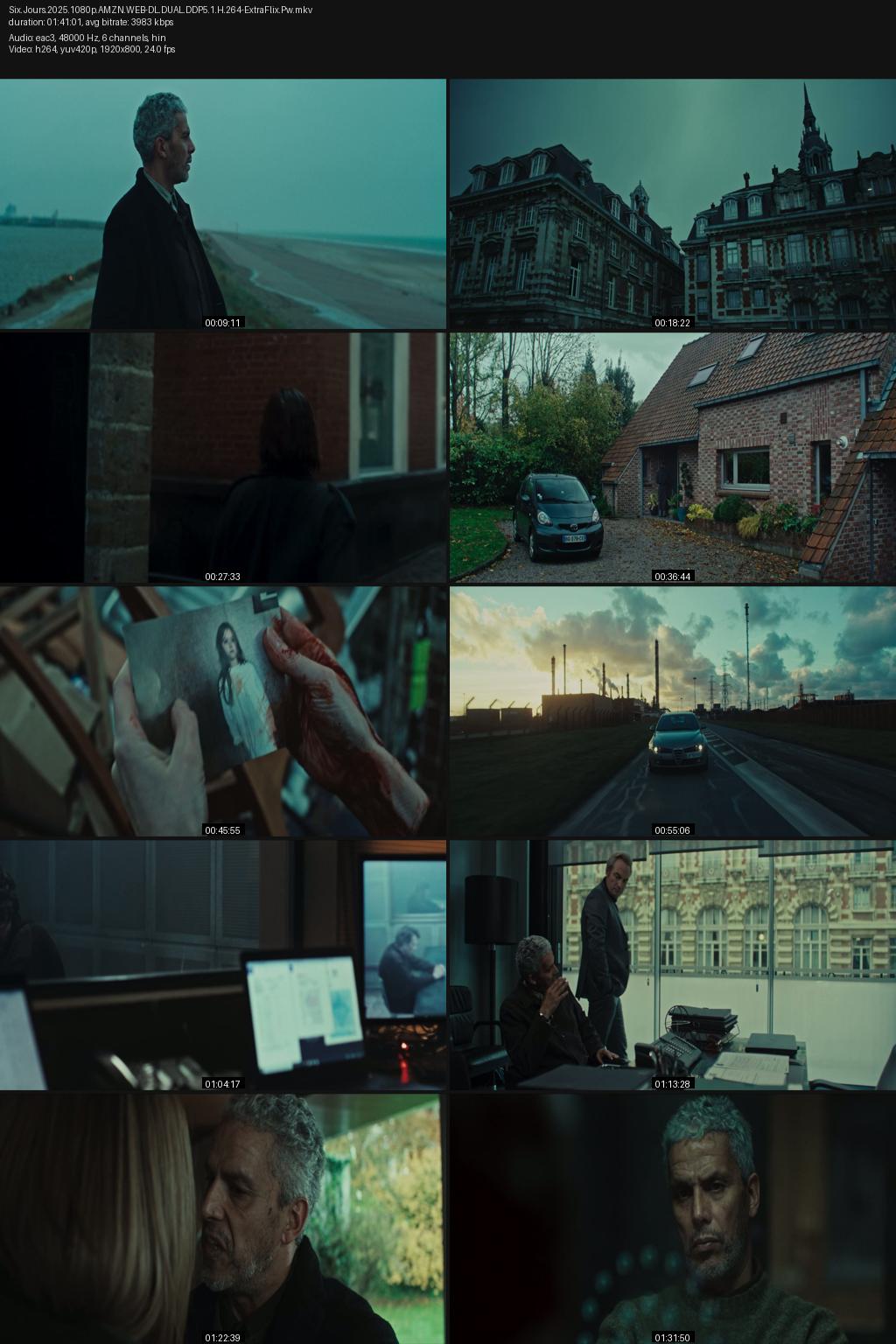 The Chase aka Six Jours (2024) [Hindi-French] 1080p 720p 480p Amazon WEB-DL ESub Screenshots
