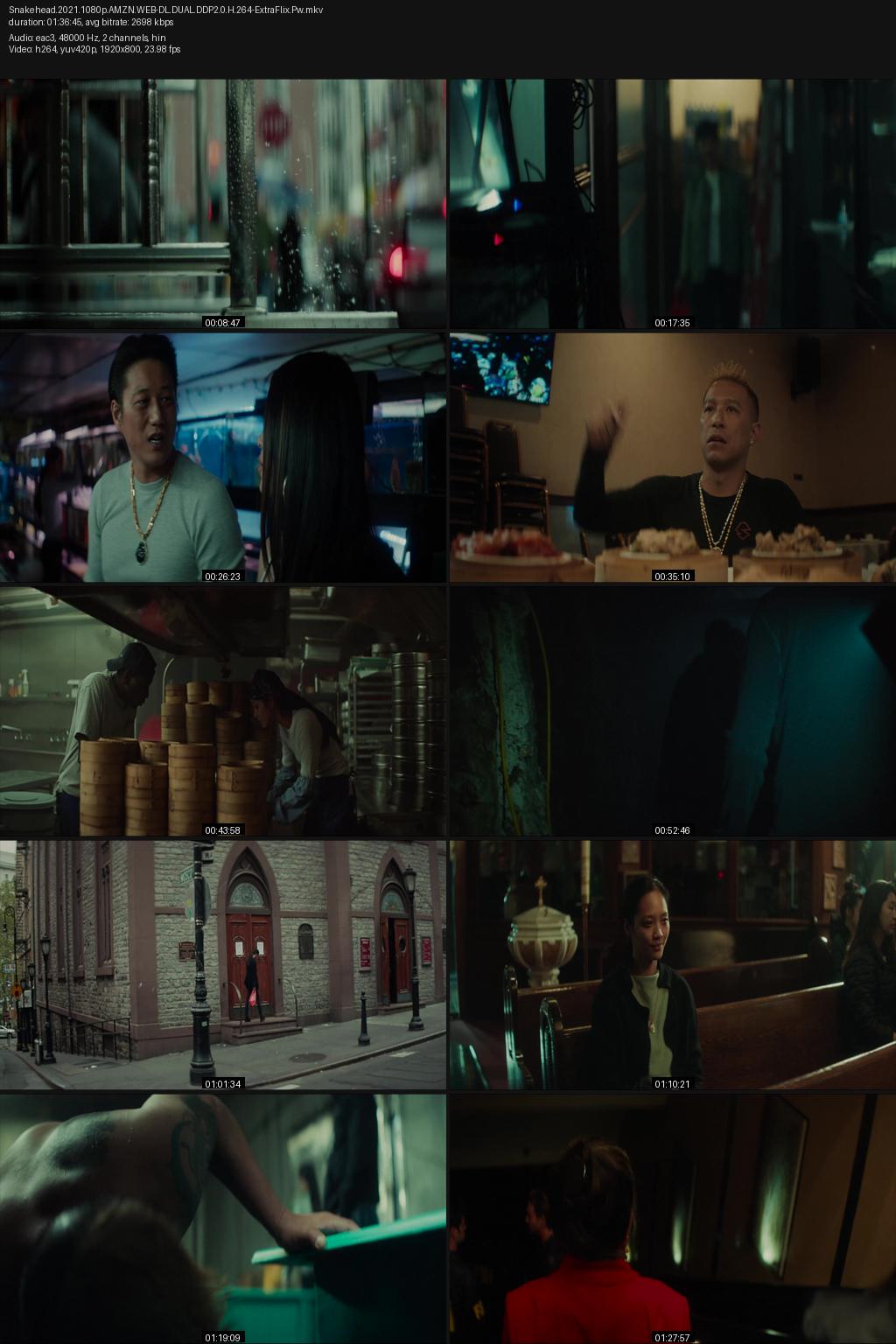 Snakehead (2021) [Hindi-English] 1080p 720p 480p Amazon WEB-DL ESub Screenshots