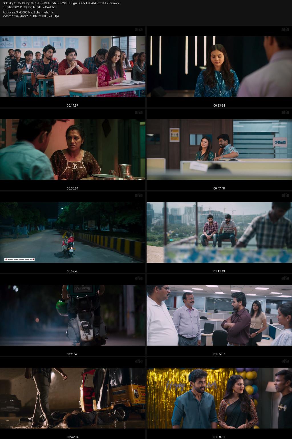 Solo Boy (2025) [Hindi-Telugu] UNCUT 4K 2160p 1080p 720p 480p Aha WEB-DL ESub Screenshots