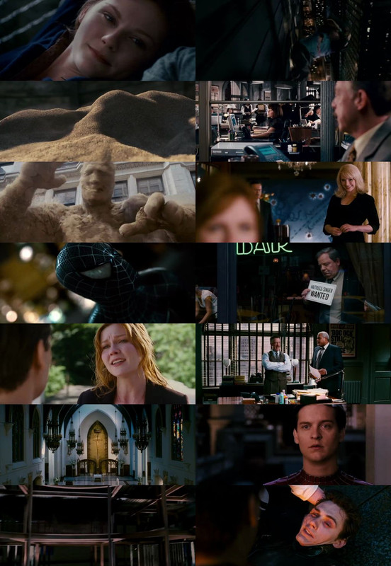 Spider-Man 3 (2007) 1080p | 720p | 480p BluRay [Hindi (हिन्दी) + English] DD5.1 ESub Screenshots