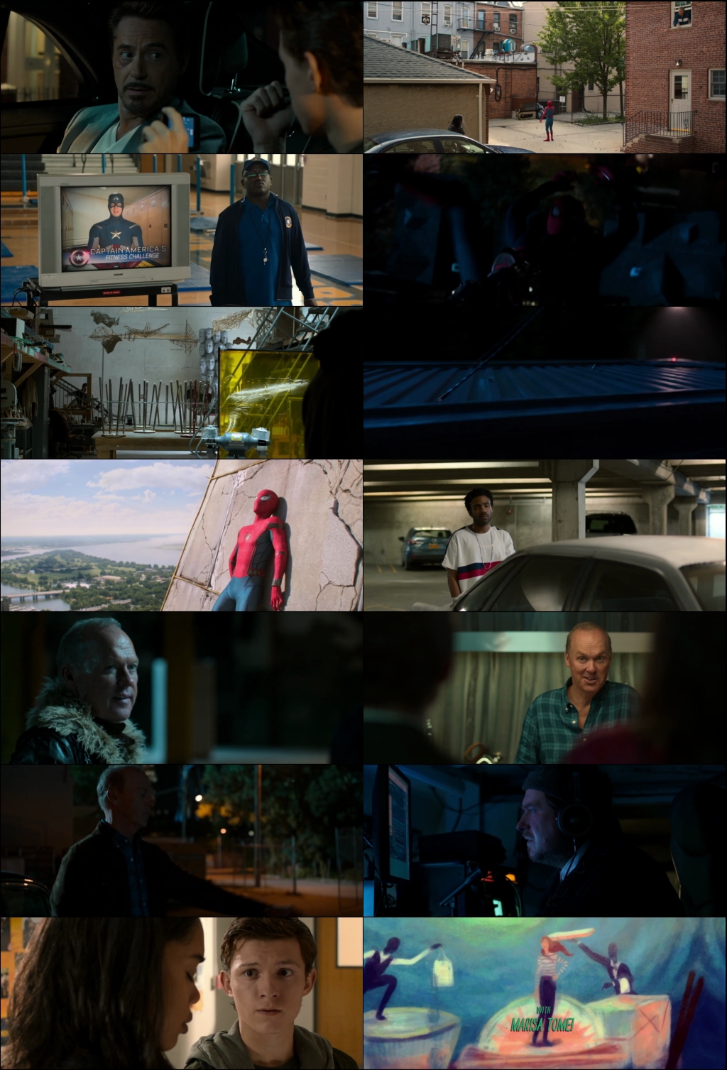 Spider-Man: Homecoming (2017) 1080p | 720p | 480p BluRay [Hindi (हिन्दी) + English] DD5.1 ESub Screenshots