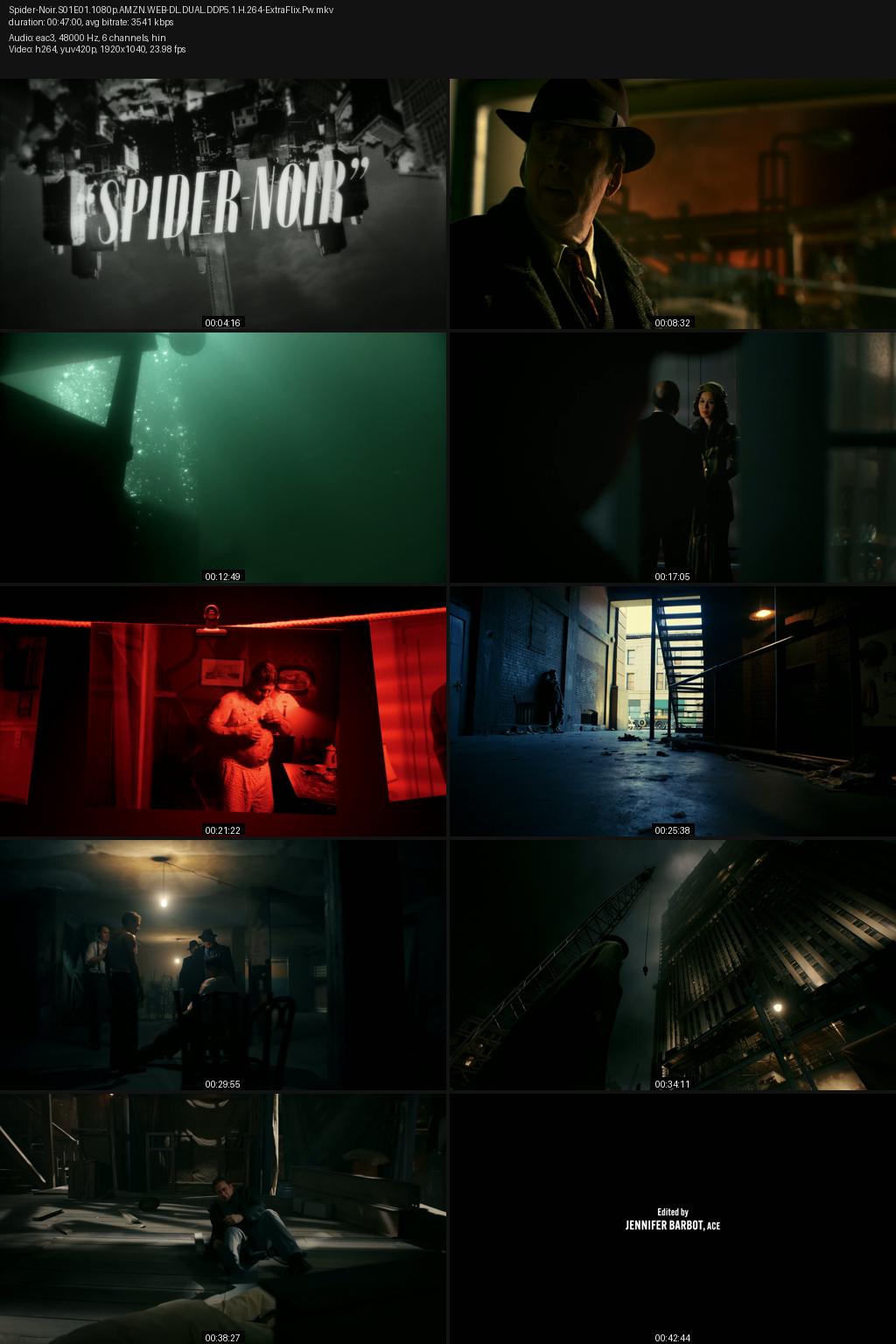 Spider-Noir Season 1 (2026) [Hindi-English] 4K 2160p 1080p 720p 480p Amazon WEB-DL ESubs Screenshots
