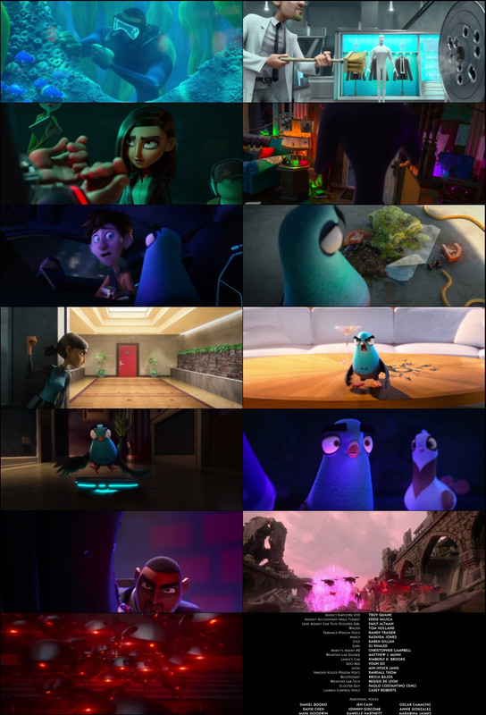 Spies in Disguise (2019) 1080p | 720p | 480p BluRay [Hindi (हिन्दी) + English] DD5.1 ESub Screenshots