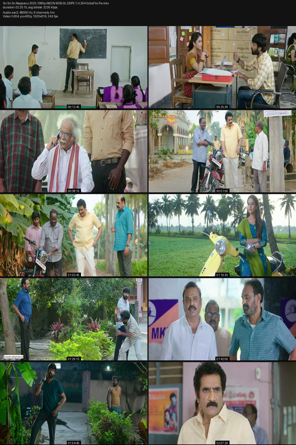Sri Sri Sri Raja Vaaru (2025) 1080p | 720p | 480p Amazon WEB-DL [Hindi-Telugu] ESub Screenshots