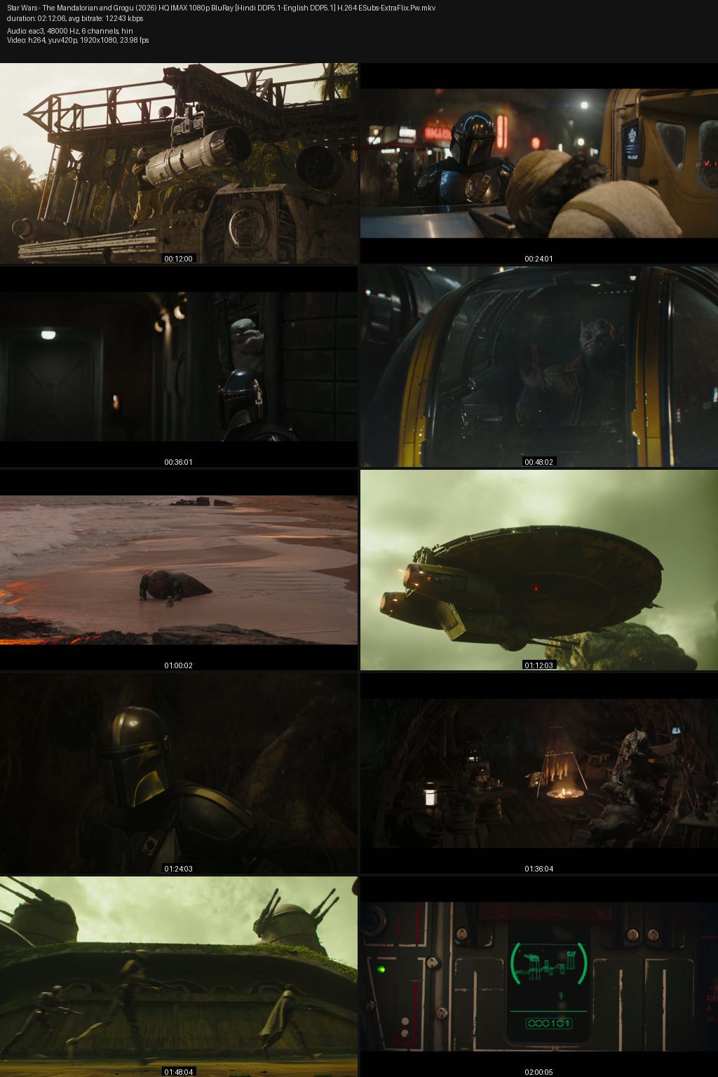 Star Wars: The Mandalorian and Grogu (2026) [Hindi-English] 4K 2160p 1080p 720p 480p BluRay ESubs Screenshots