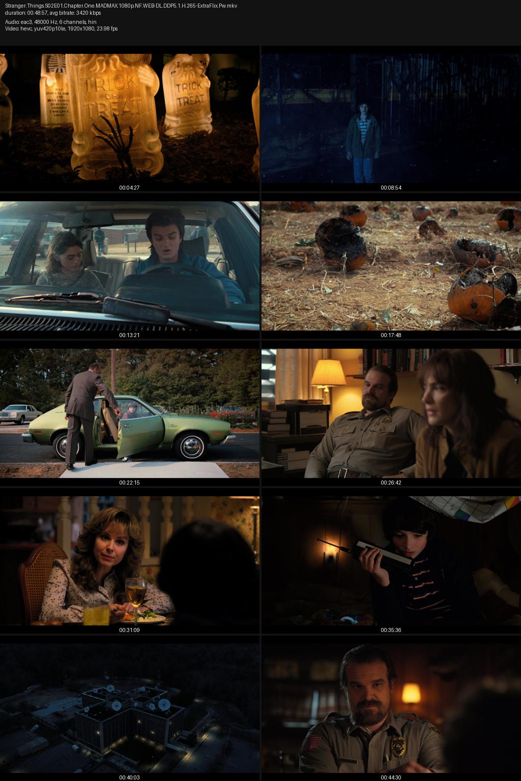 Stranger Things Season 2 (2017) 1080p | 720p | 480p Netflix WEB-DL [Hindi-English] ESubs Screenshots