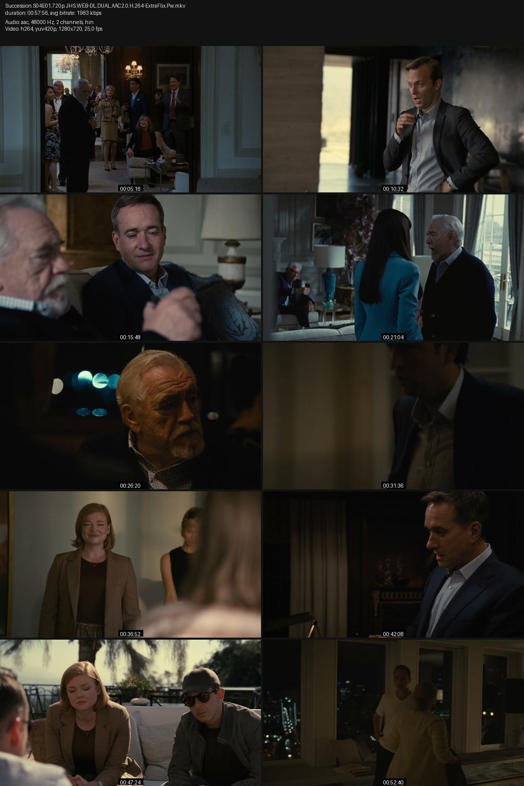 Succession Season 4 (2023) [Hindi-English] 1080p 720p 480p JioHotstar WEB-DL ESub Screenshots