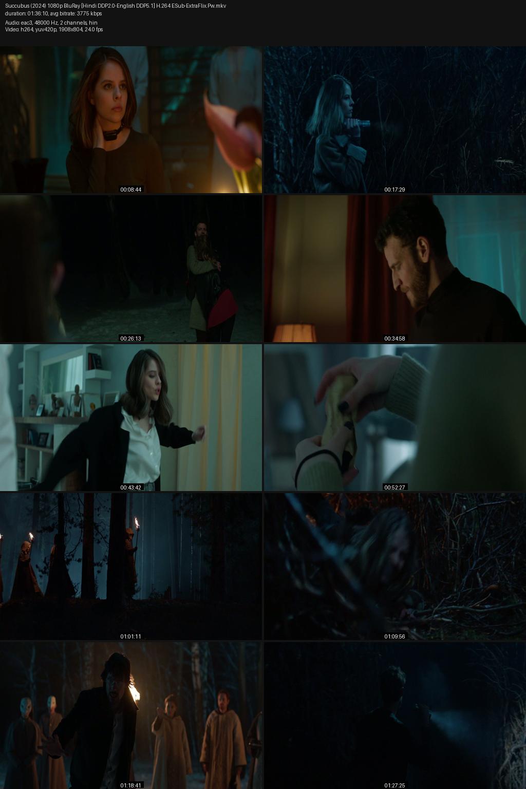 Succubus aka The Demoness aka Seducer (2024) [Hindi-English] 1080p 720p 480p BluRay ESub Screenshots
