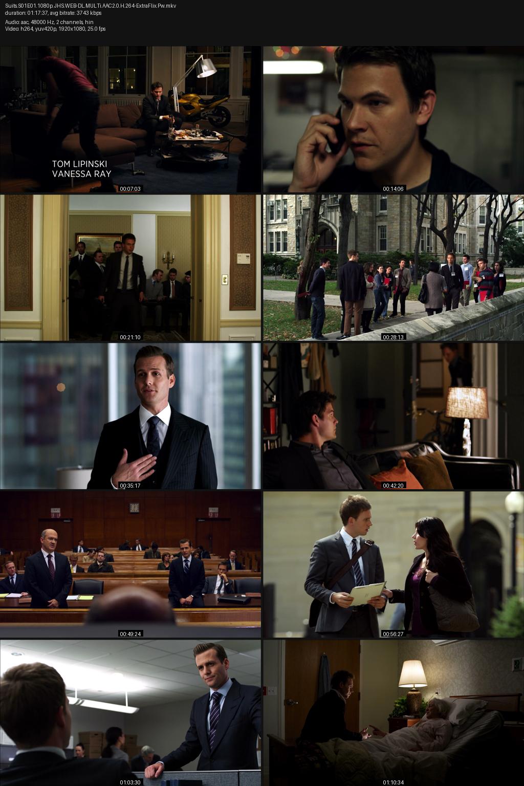 Suits Season 1 (2011) [Hindi-English-Tamil] 1080p 720p 480p JioHotstar WEB-DL ESub Screenshots