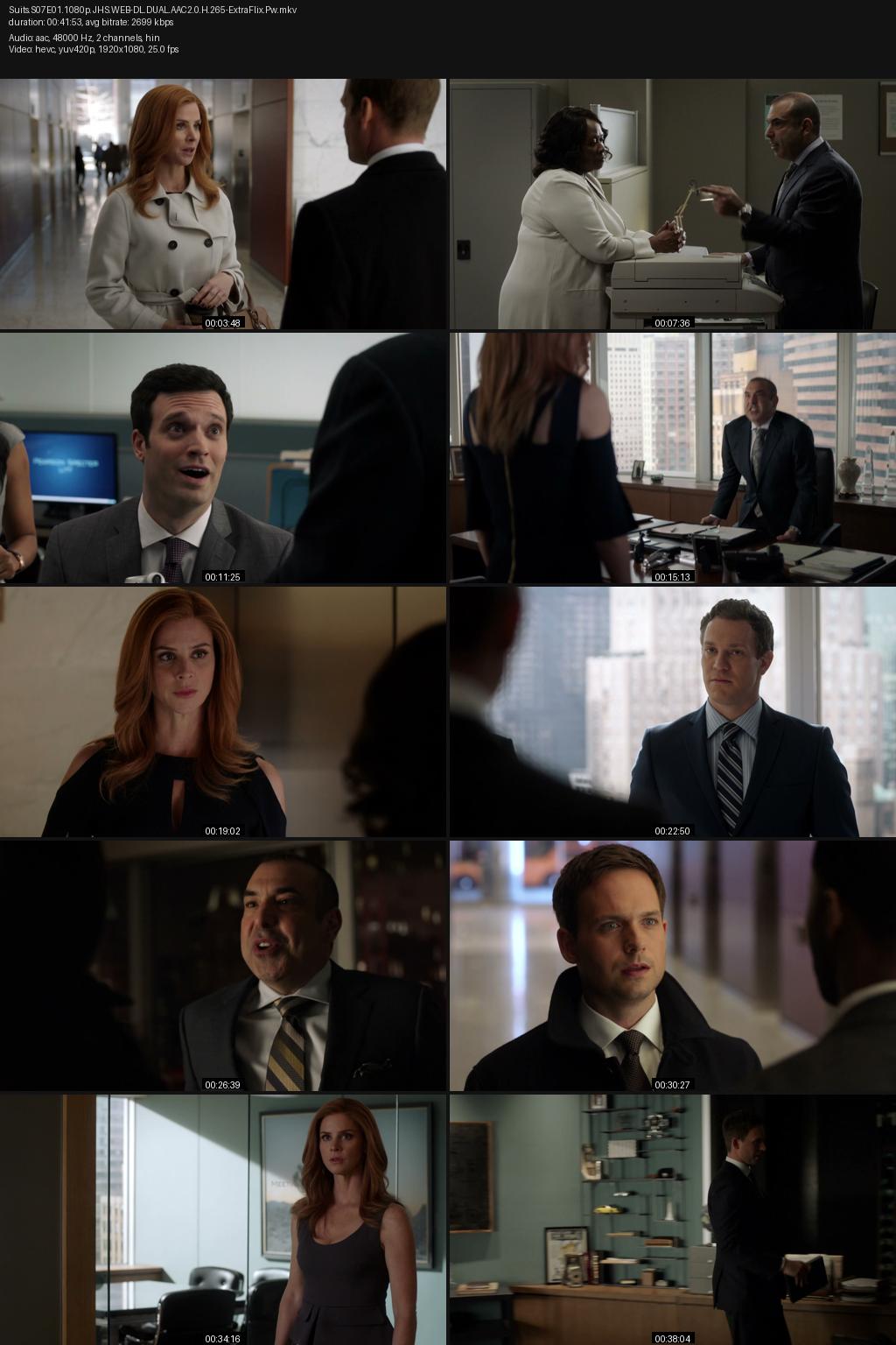 Suits Season 7 (2017) [Hindi-English] 1080p 720p 480p JioHotstar WEB-DL ESub Screenshots