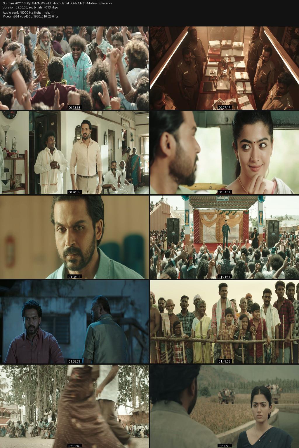 Sulthan (2021) [Hindi-Tamil] UNCUT 1080p 720p 480p Amazon WEB-DL ESub Screenshots