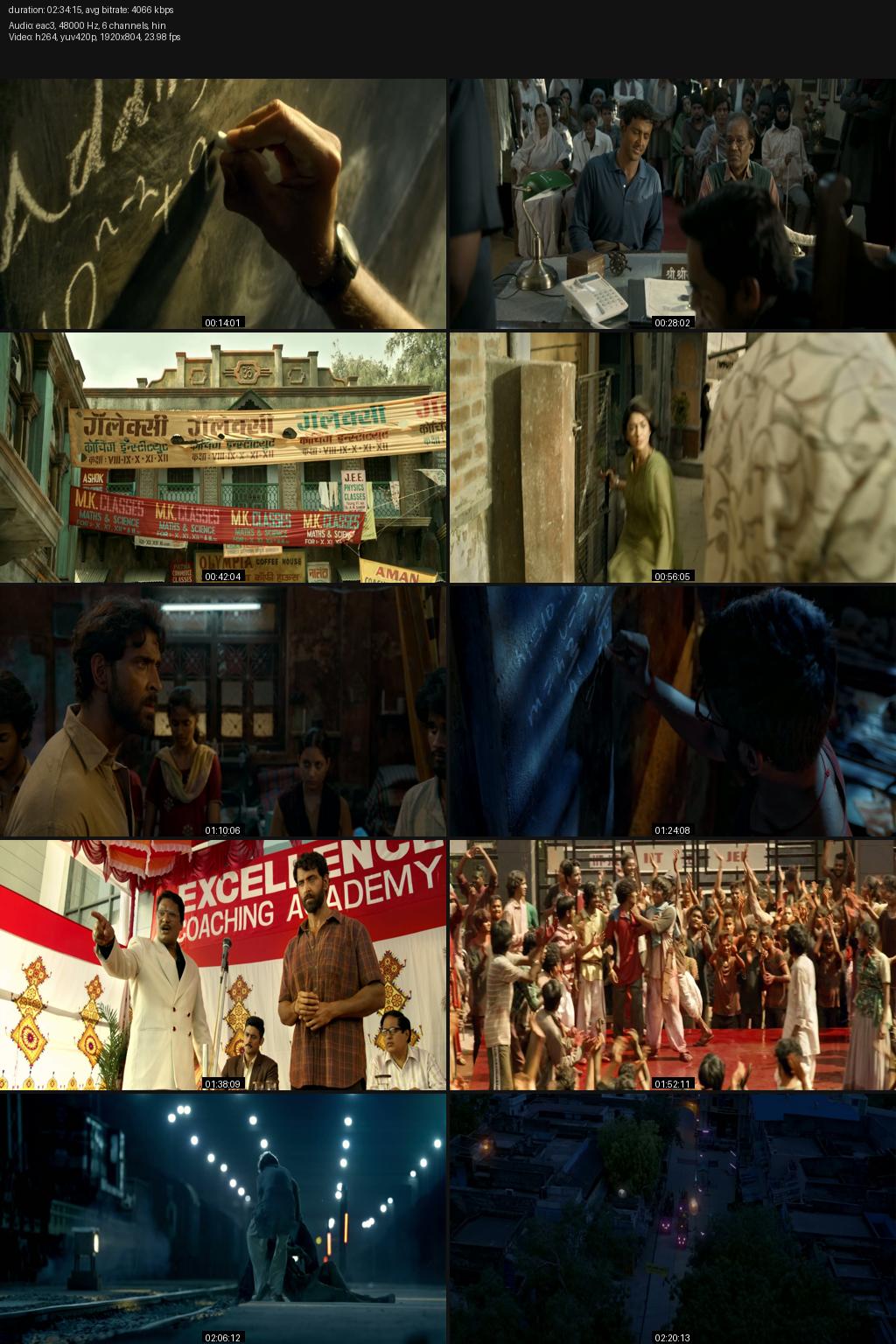 Super 30 (2019) [Hindi] 1080p 720p 480p BluRay ESubs Screenshots