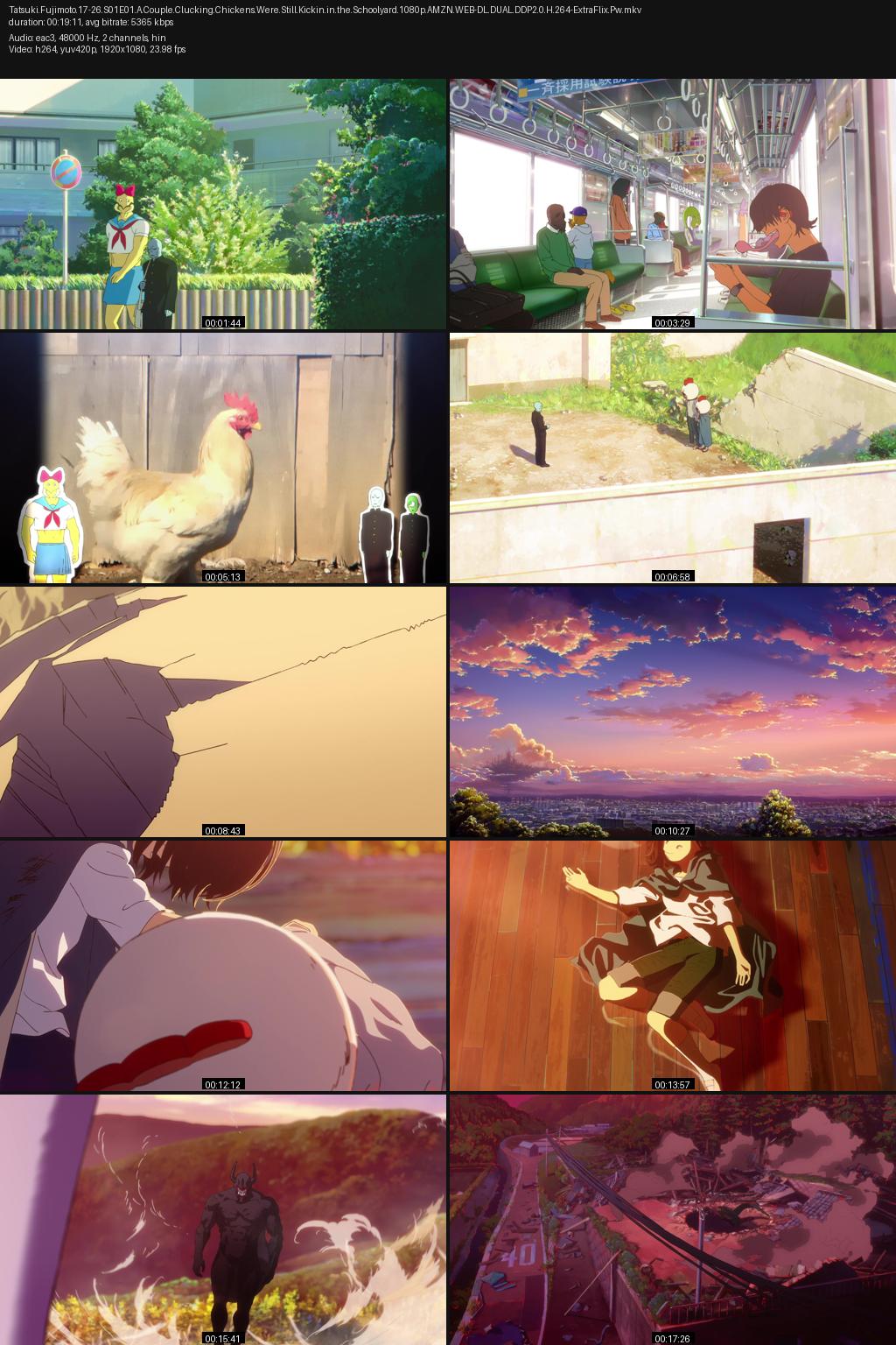 Tatsuki Fujimoto 17-26 Season 1 (2025) [Hindi-Japanese] 1080p 720p 480p Amazon WEB-DL ESub Screenshots