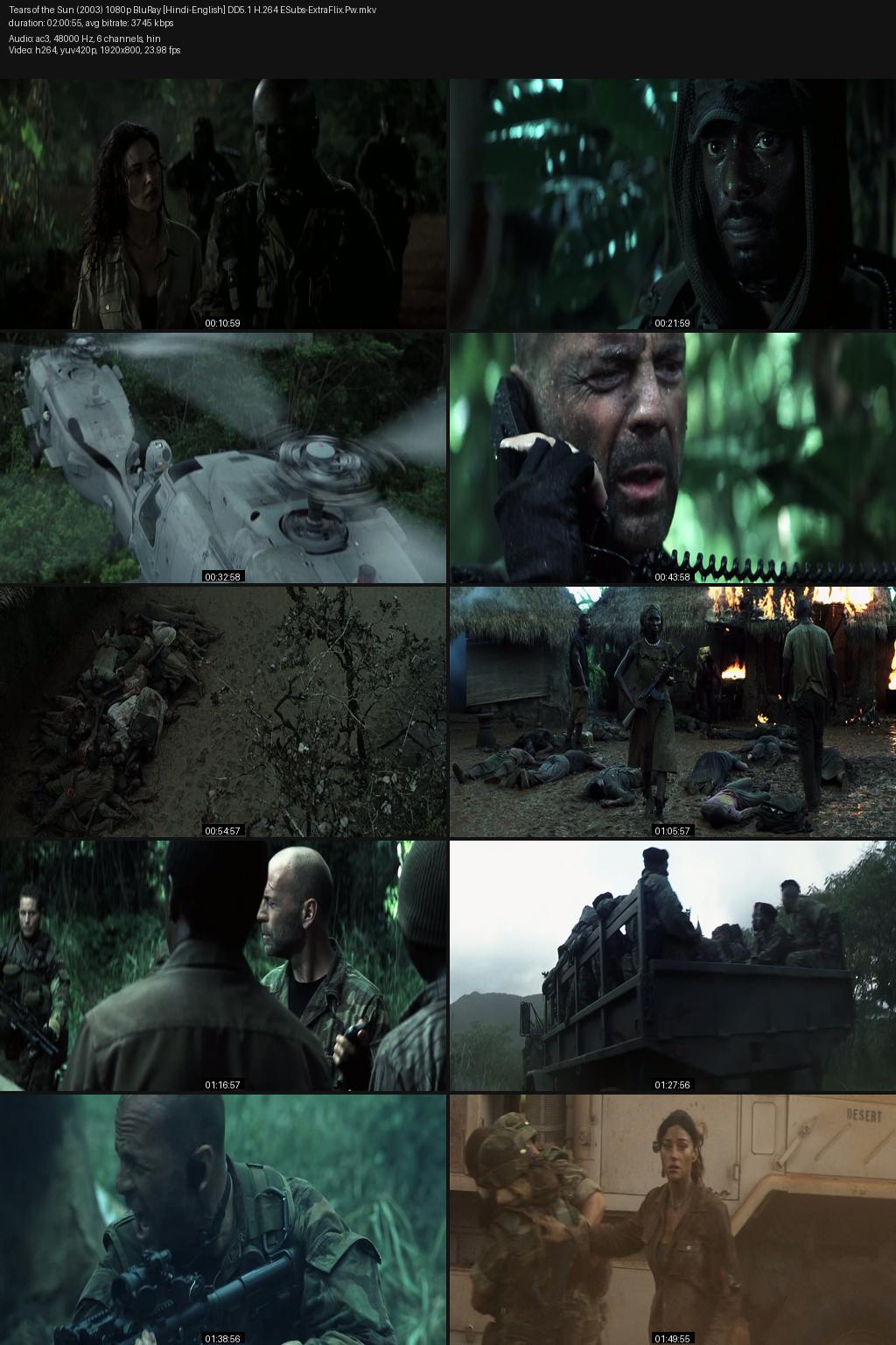 Tears of the Sun (2003) [Hindi-English] 1080p 720p 480p BluRay ESubs Screenshots
