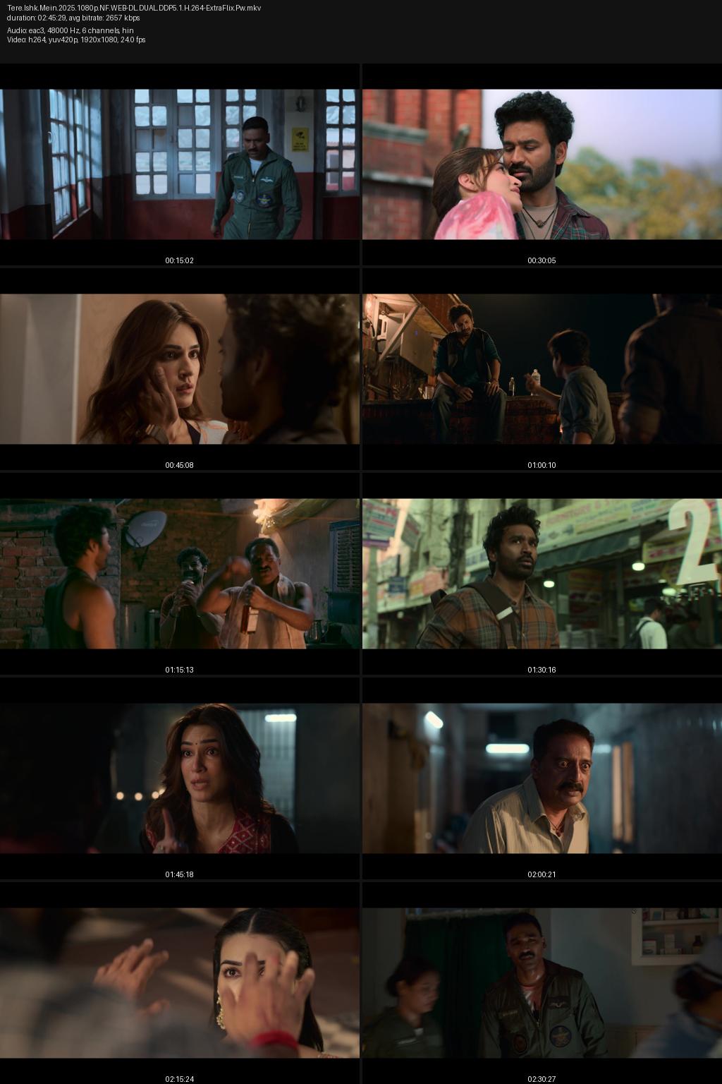 Tere Ishk Mein (2025) [Hindi] 4K 2160p 1080p 720p 480p Netflix WEB-DL ESub Screenshots