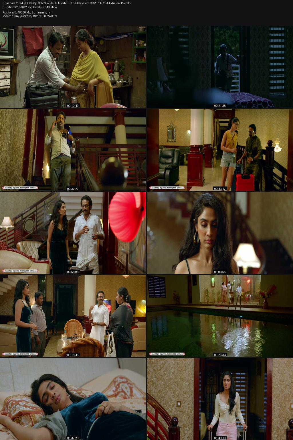 Thaanara (2024) [Hindi-Malayalam] UNCUT 1080p 720p 480p Amazon WEBRip ESub Screenshots